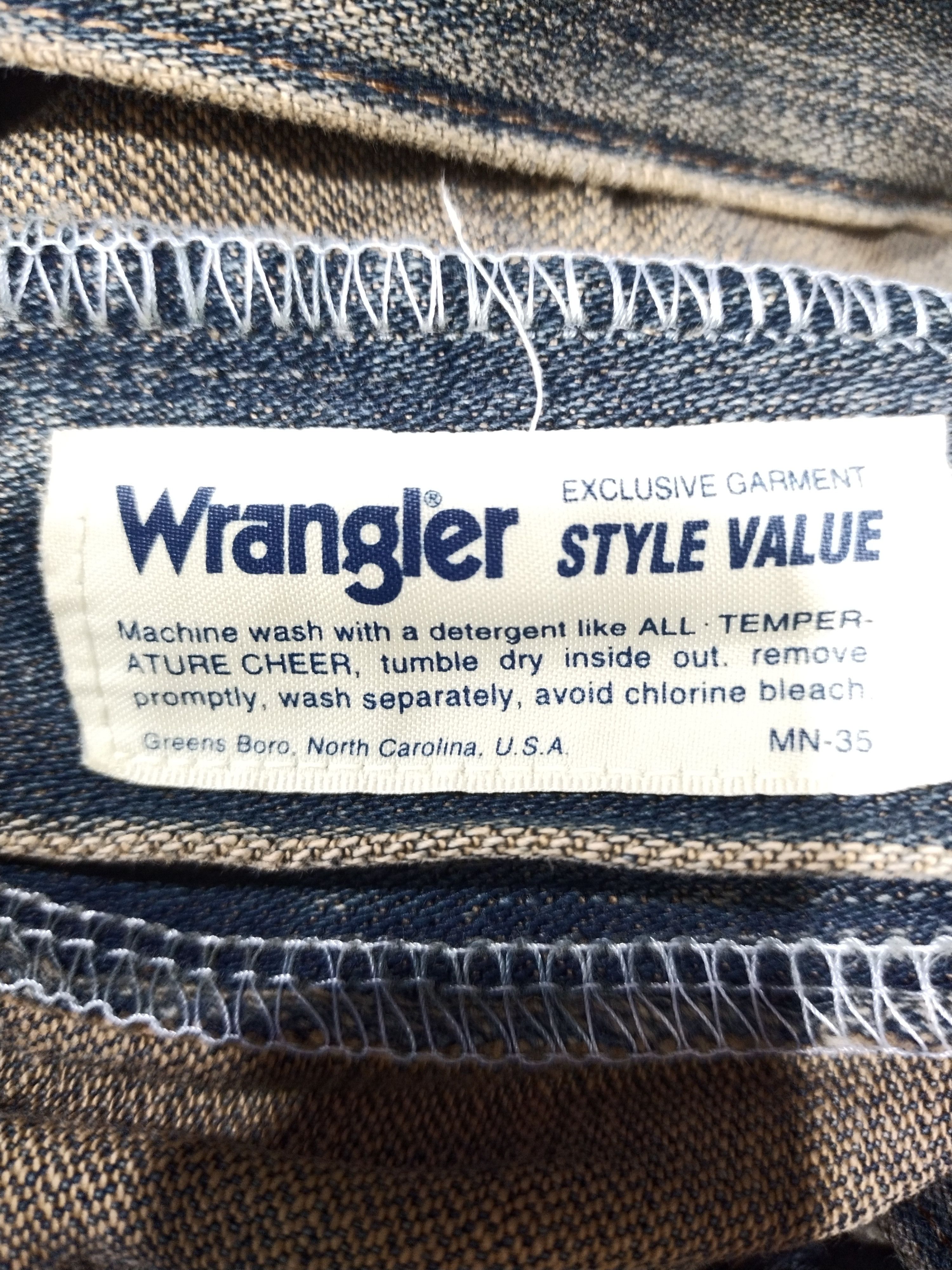 Japanese Brand × Wrangler Jeans Wrangler Greensboro/ Exclusive Garment/Nip Size US 31 - 9 Thumbnail