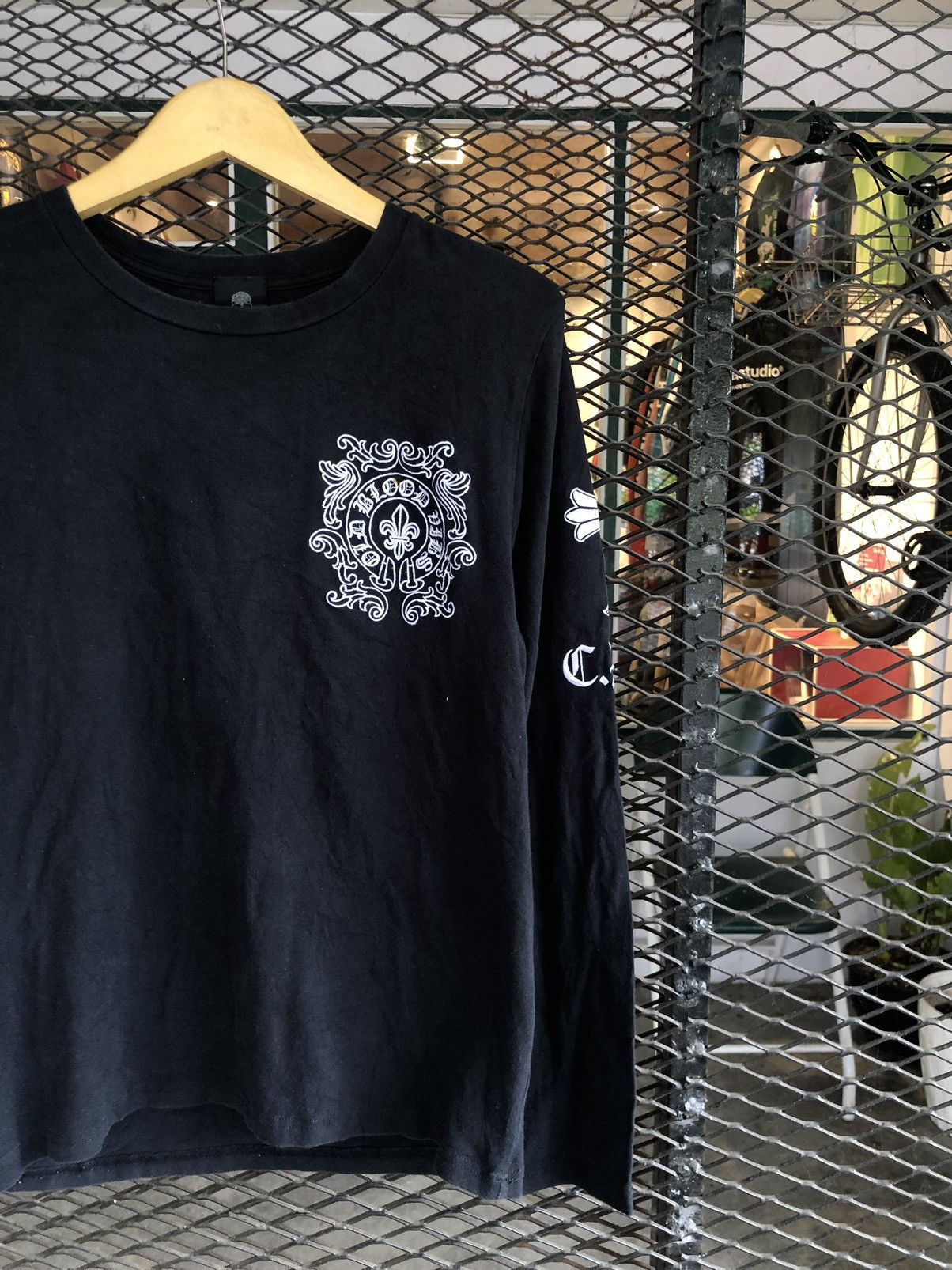 If Six Was Nine × Japanese Brand × Le Grande Bleu (L.G.B.) JAPANESE C.D.S BLACK SENSE LONGSLEEVE CHROME HEART STYLE Size US M / EU 48-50 / 2 - 2 Thumbnail