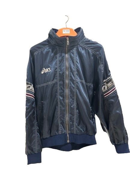 Asics Vintage Asics Bomber Jacket🔥 Size US XL / EU 56 / 4 - 1 Thumbnail
