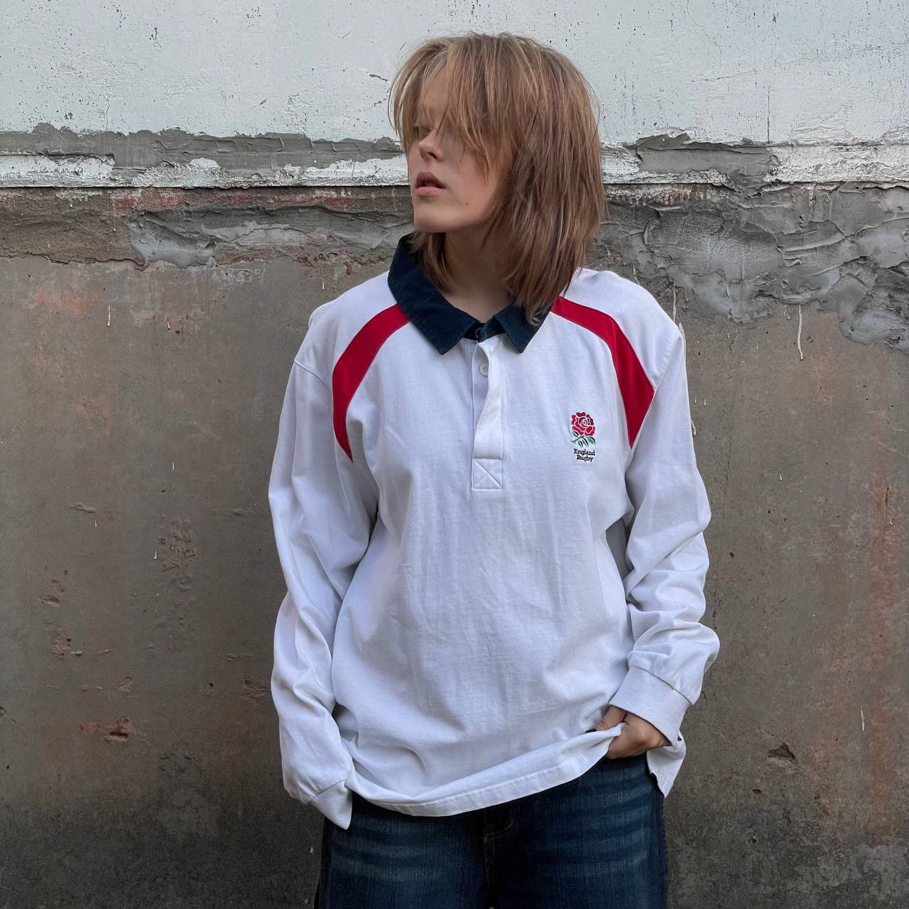 Vintage Vintage England League Rugby Longsleeve T-shirts Sport 90s Size US XL / EU 56 / 4 - 1 Thumbnail