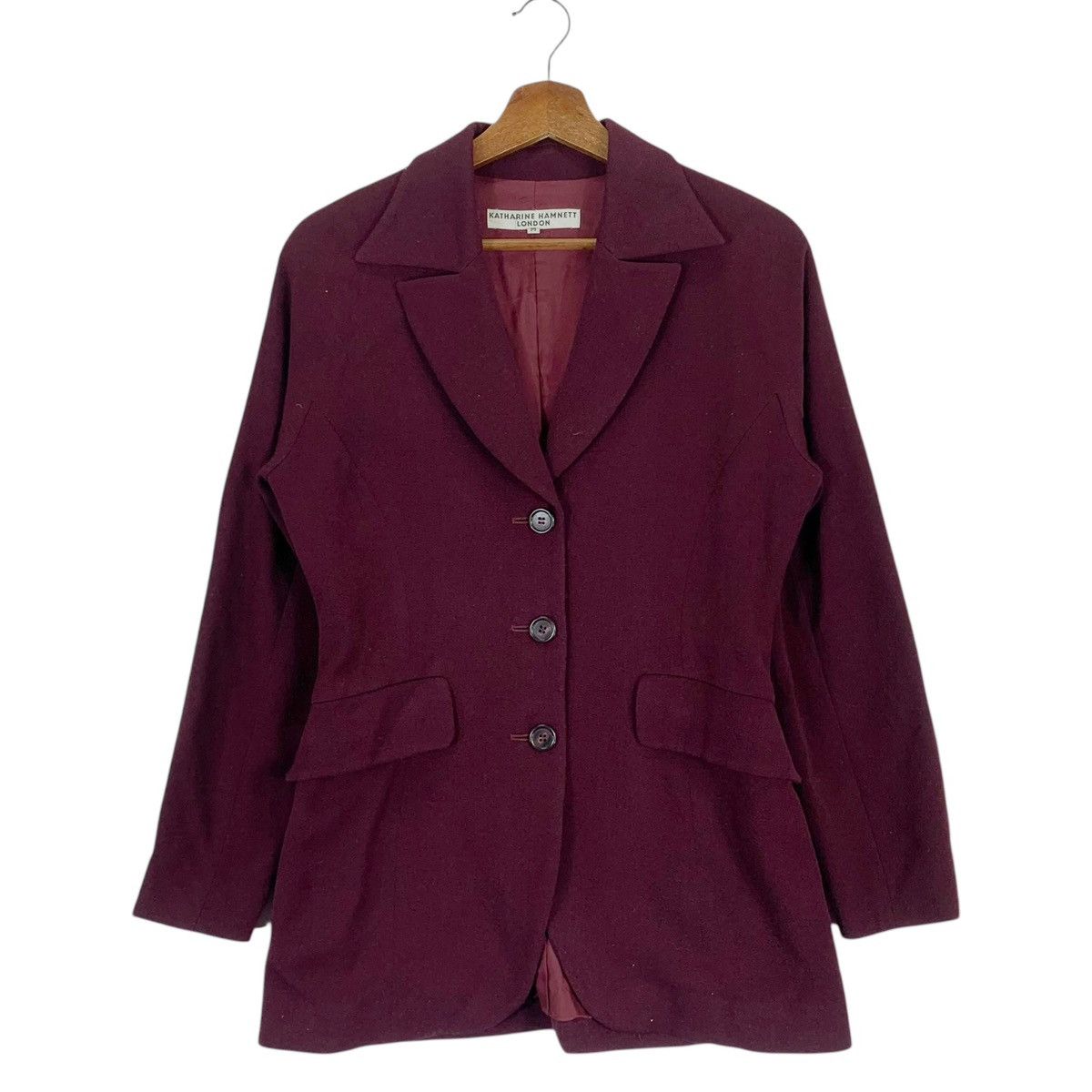 Katharine Hamnett London Vintage Katharine Hamnett London Wool Blazer Jacket Size US M / EU 48-50 / 2 - 1 Thumbnail