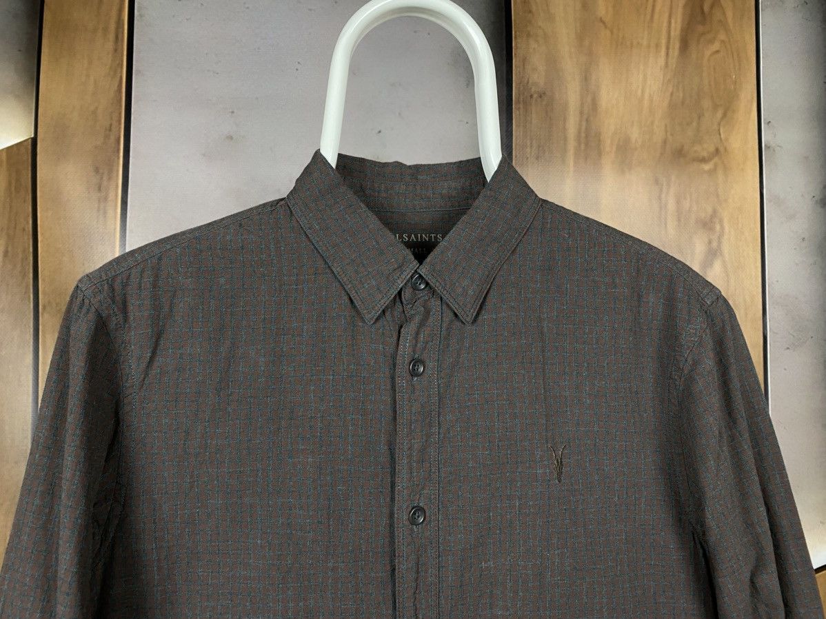 Allsaints 💋Shirt Button Up Allsaints Checkered Flannel Tee💋 Size US XS / EU 42 / 0 - 5 Thumbnail