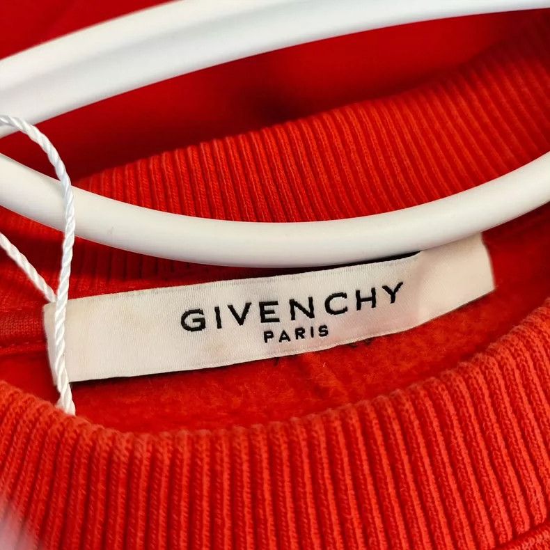 Givenchy Givenchy Cotton sweatshirt, size S, red Size US S / EU 44-46 / 1 - 4 Thumbnail