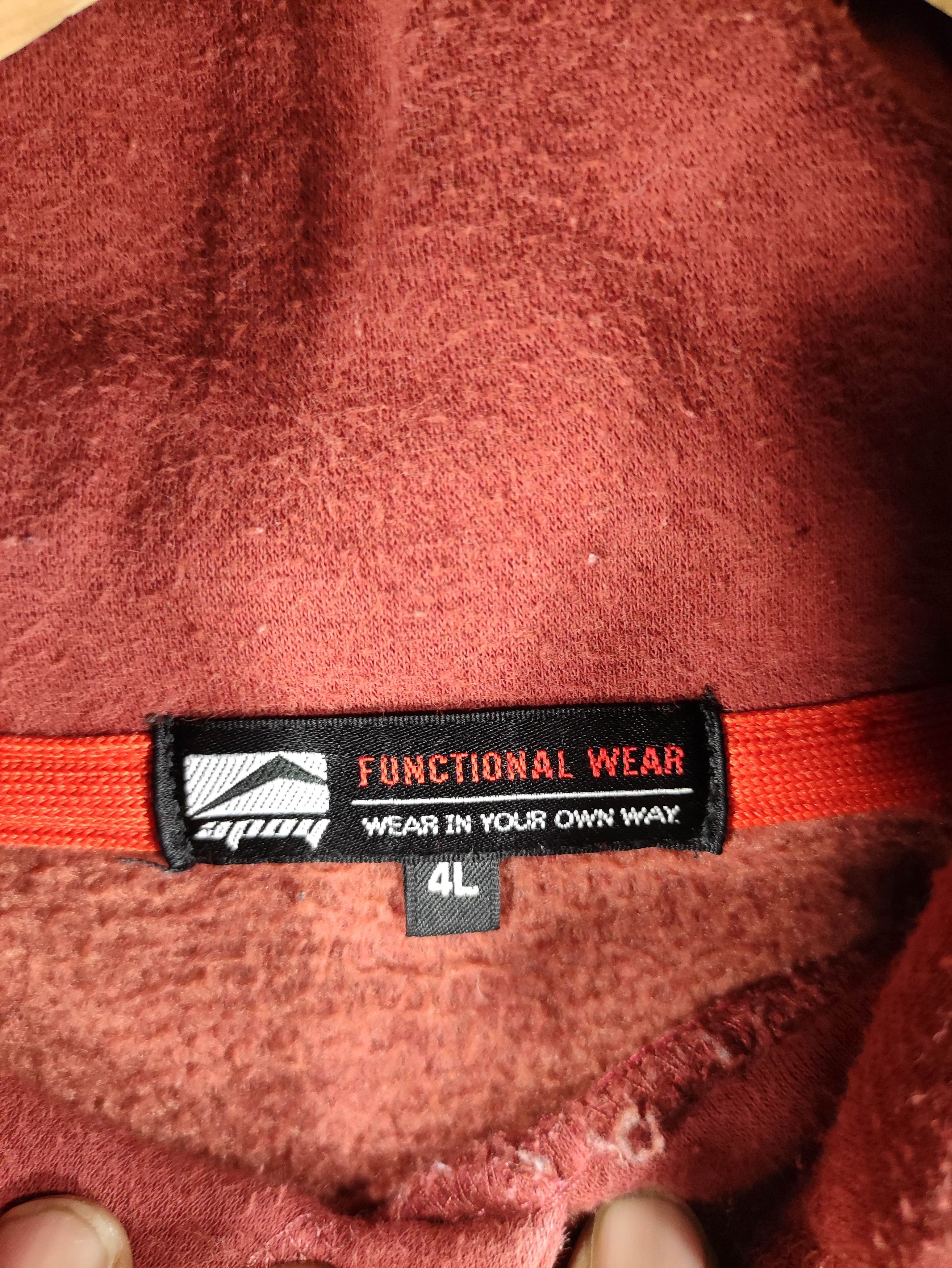 Japanese Brand Vintage Apou Faded Sweatshirt Pull Over Hoodie Size US XL / EU 56 / 4 - 4 Thumbnail