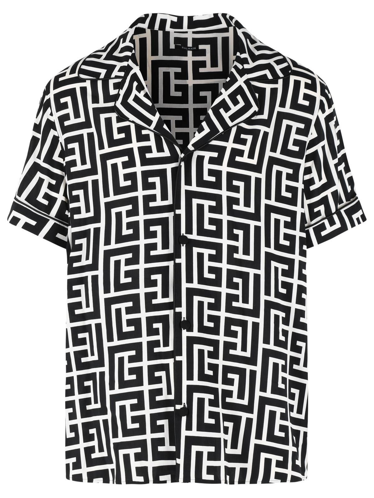 Balmain BALMAIN Black Viscose Shirt Size US XL / EU 56 / 4 - 1 Thumbnail