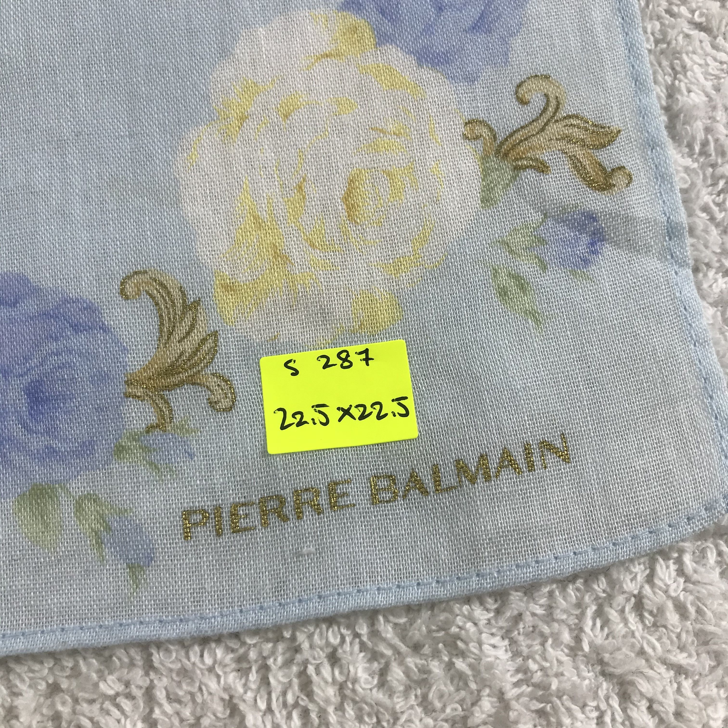 Pierre Balmain × Vintage Pierre Balmain Bandana / Handkerchief / Neckerchief - S287 Size ONE SIZE - 5 Thumbnail