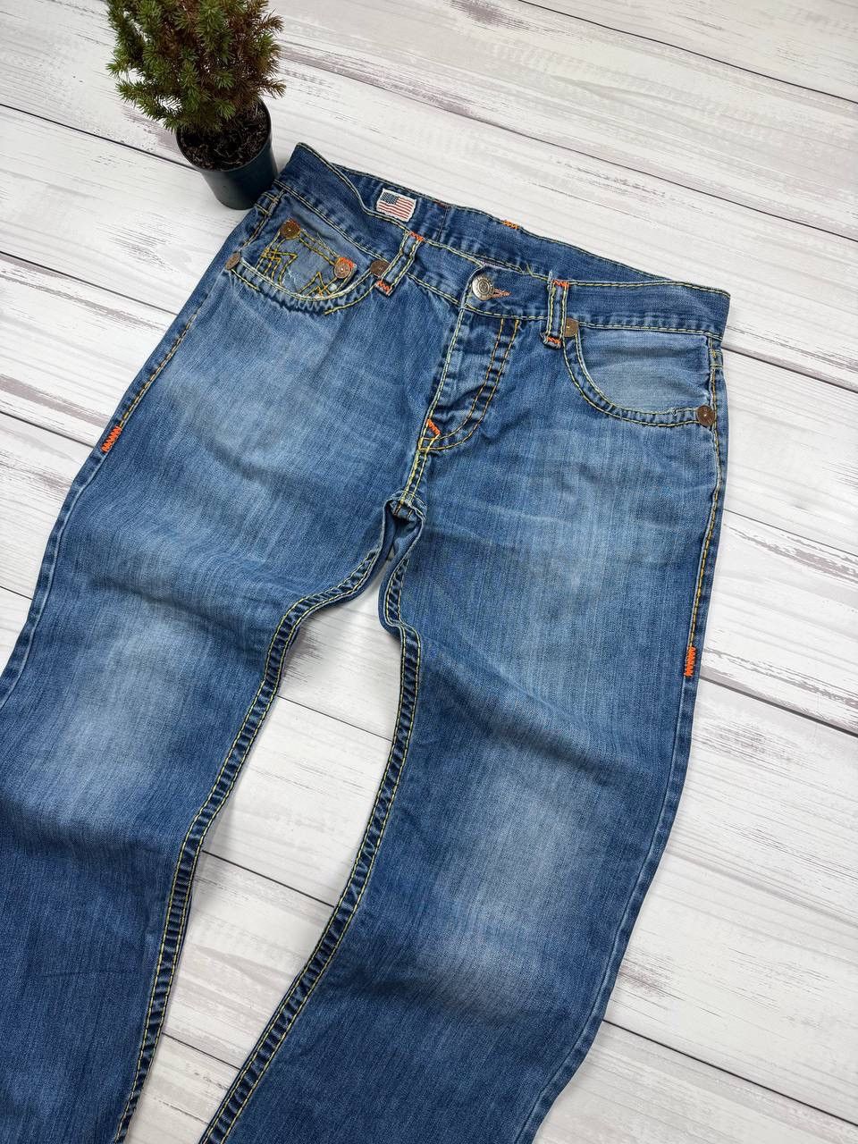 True Religion Vintage True Religion Jeans straight leg - blue Made U.S.A Size US 36 / EU 52 - 8 Thumbnail