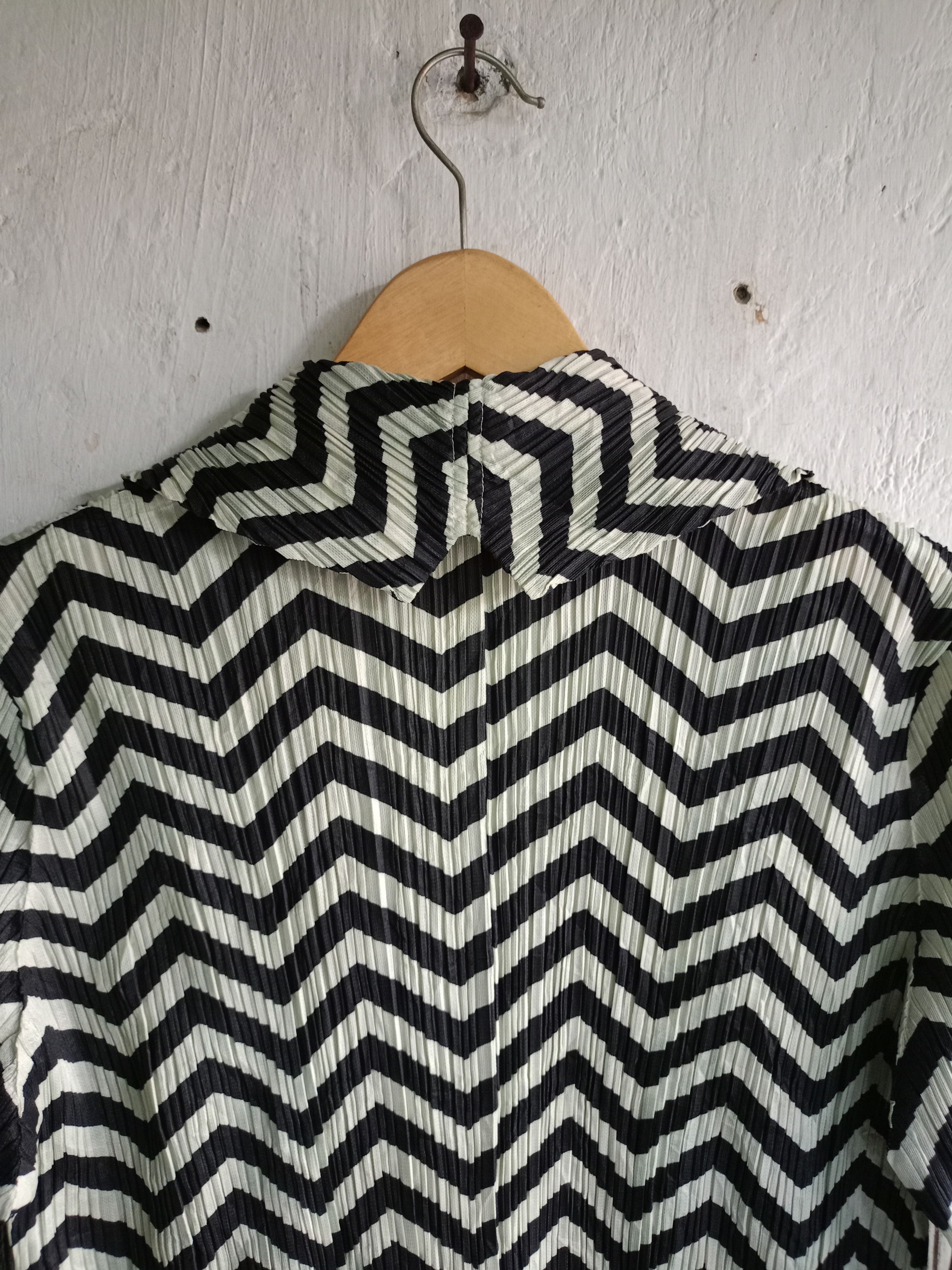 Issey Miyake Rare Pleats please Issey Miyake printed Long Cardigan Size L / US 10 / IT 46 - 5 Thumbnail