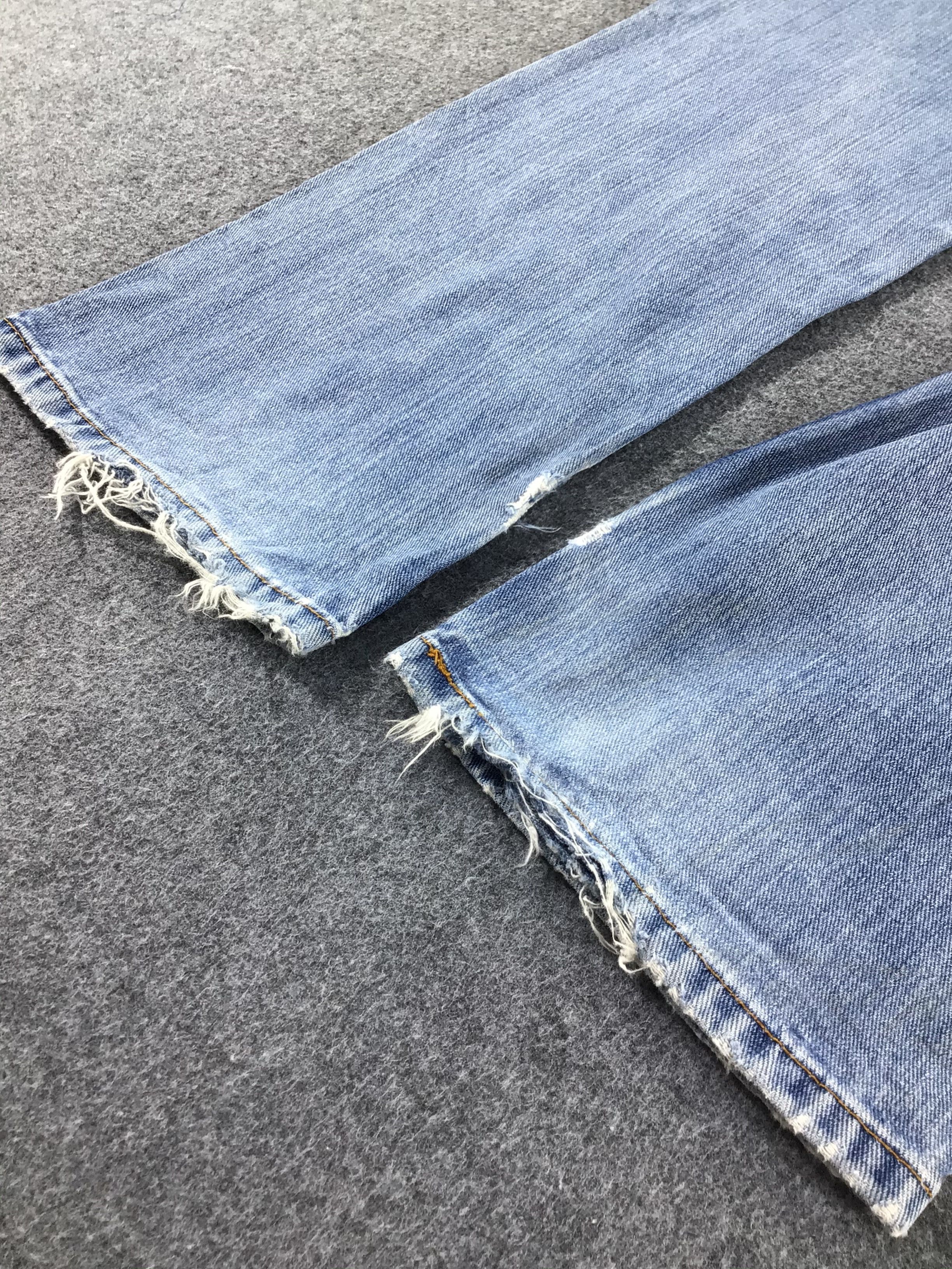 Levi's Vintage Levis 505 Jeans Faded Blue Denim -J467 Size US 36 / EU 52 - 6 Thumbnail