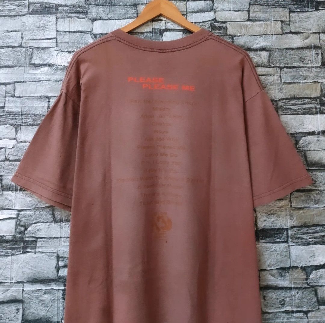 Band Tees Vintage 90's The Beatles Please Me Album Tshirt Size US L / EU 52-54 / 3 - 4 Thumbnail