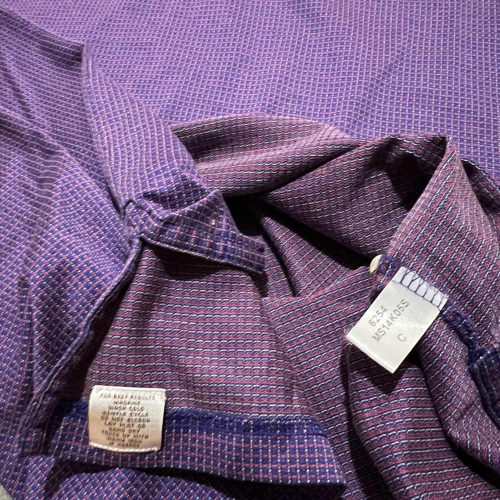 Peter Millar Peter Millar Polo XL Micro Check Plaid Golf Geometric Cotton Size US XL / EU 56 / 4 - 4 Thumbnail