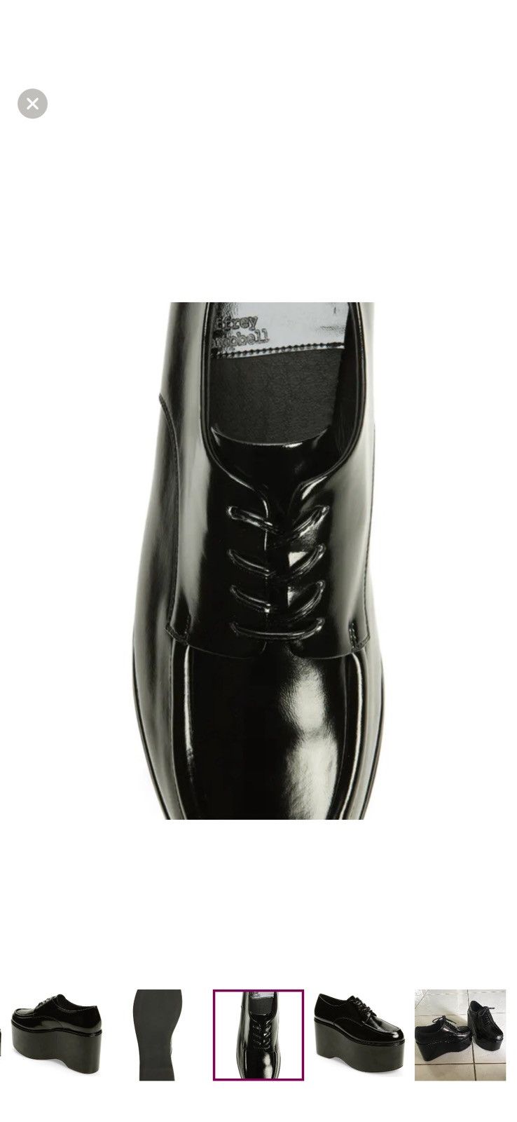 Jeffrey Campbell Extent Moc Platform Lace Up Shoes Jeffrey Campbell Size US 6 / IT 36 - 6 Thumbnail
