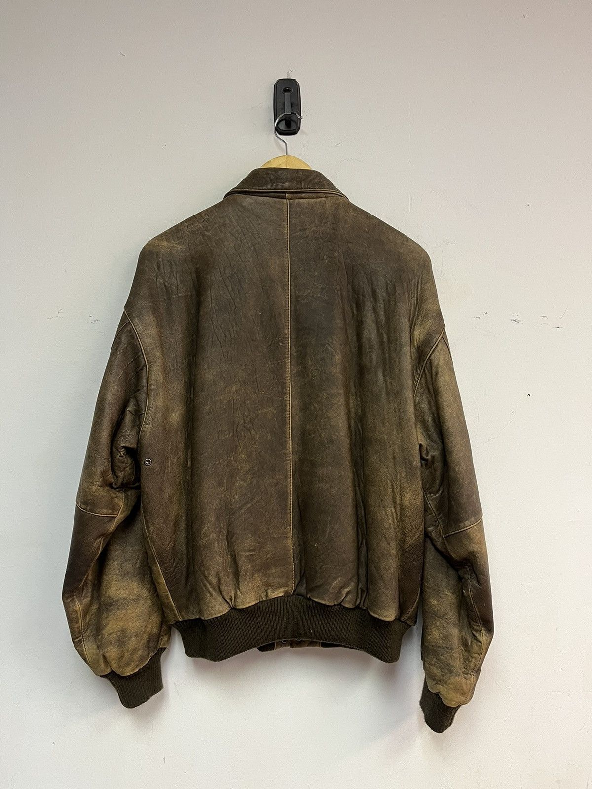 Vintage 80’s Coconut Club Leather Bomber Jacket Size US M / EU 48-50 / 2 - 3 Thumbnail