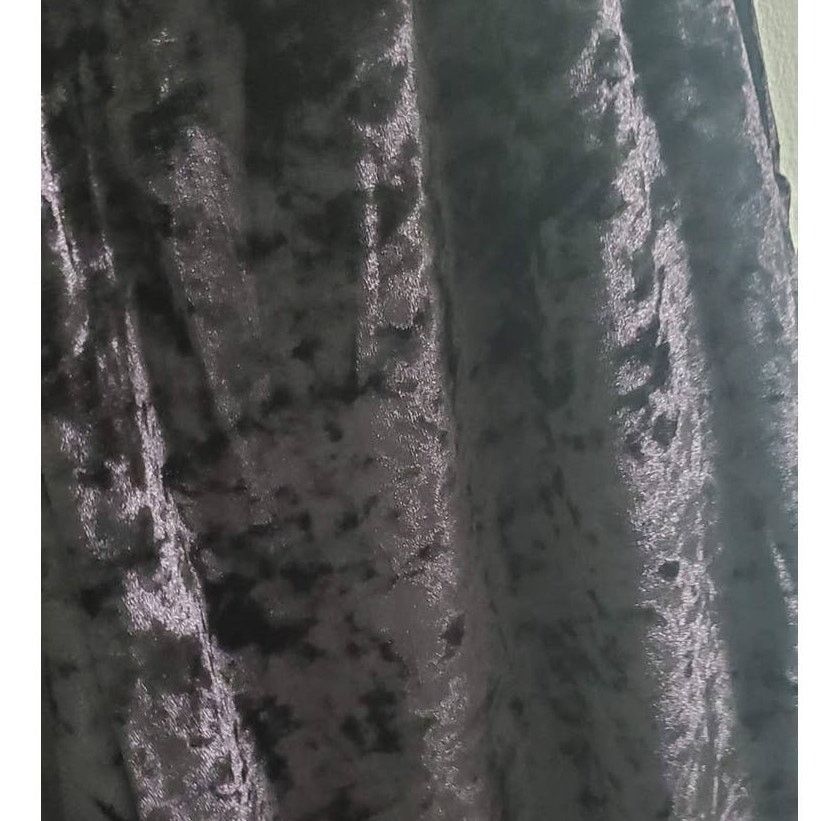 English Factory English Factory Black Soft Velvet Culottes / Wide Leg Capri Size 24" / US 00 / IT 34 - 4 Thumbnail