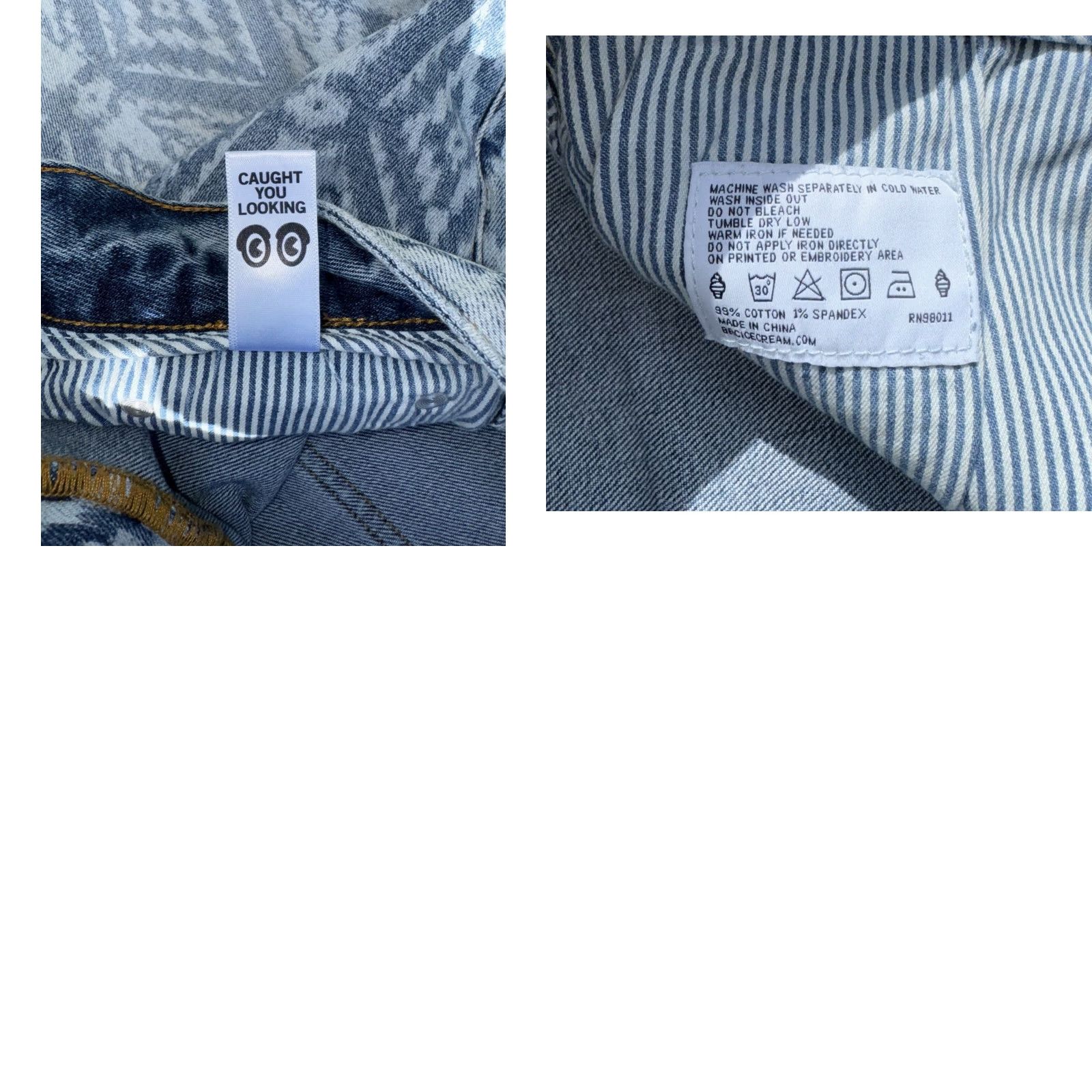 Billionaire Boys Club VINTAGE Billionaire Boys Club BBC Y2K Drip Aztec Jeans Sz 36 Regular Blue 36 RARE Men Jeans Straight Mens Size US 36 / EU 52 - 9 Thumbnail