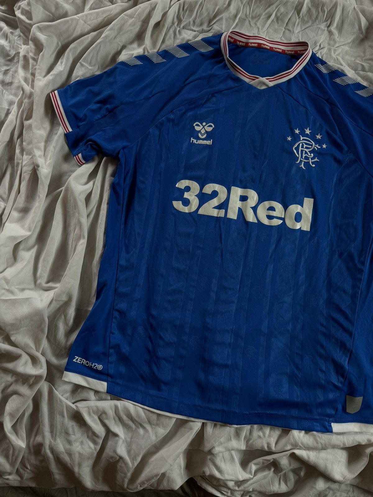 Hummel 2019 Hummel Rangers home soccer jersey Size US M / EU 48-50 / 2 - 4 Thumbnail