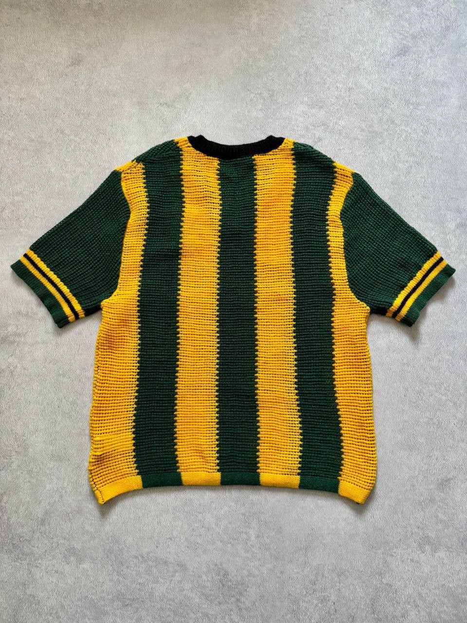Japanese Brand Blokecore Brazil National Team Crochet Knit Jersey Size US S / EU 44-46 / 1 - 2 Thumbnail