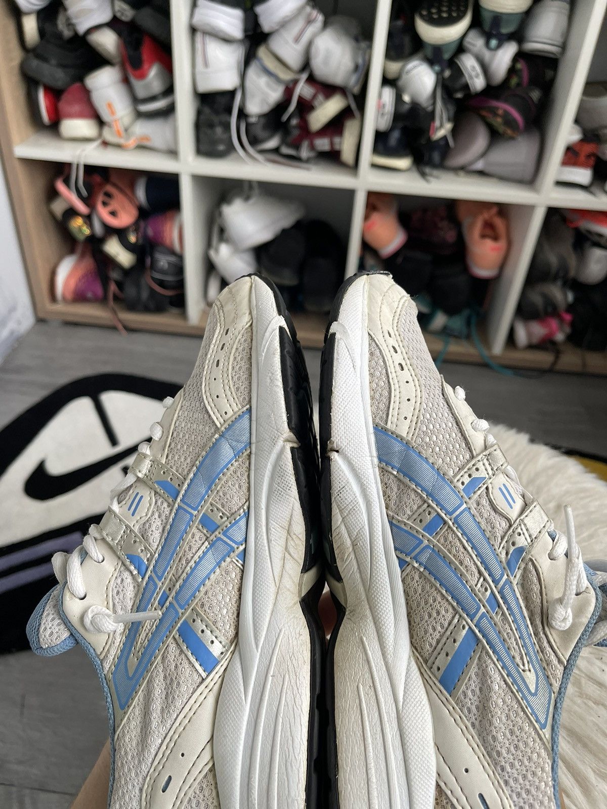Asics × Vintage Women’s size 9 ASICS gel distressed sneakers 2k rare OG Size US 7 / EU 40 - 12 Thumbnail