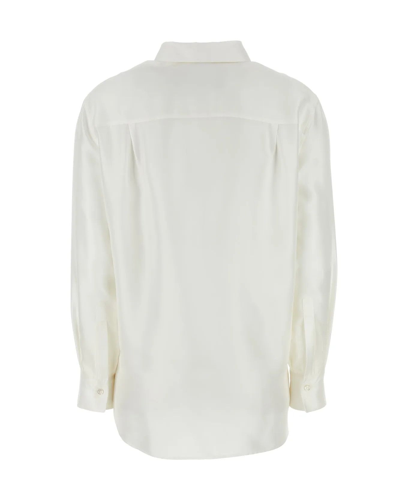 Alexander McQueen o1srvl11e0326 Shirt in Ivory Size US M / EU 48-50 / 2 - 2 Thumbnail