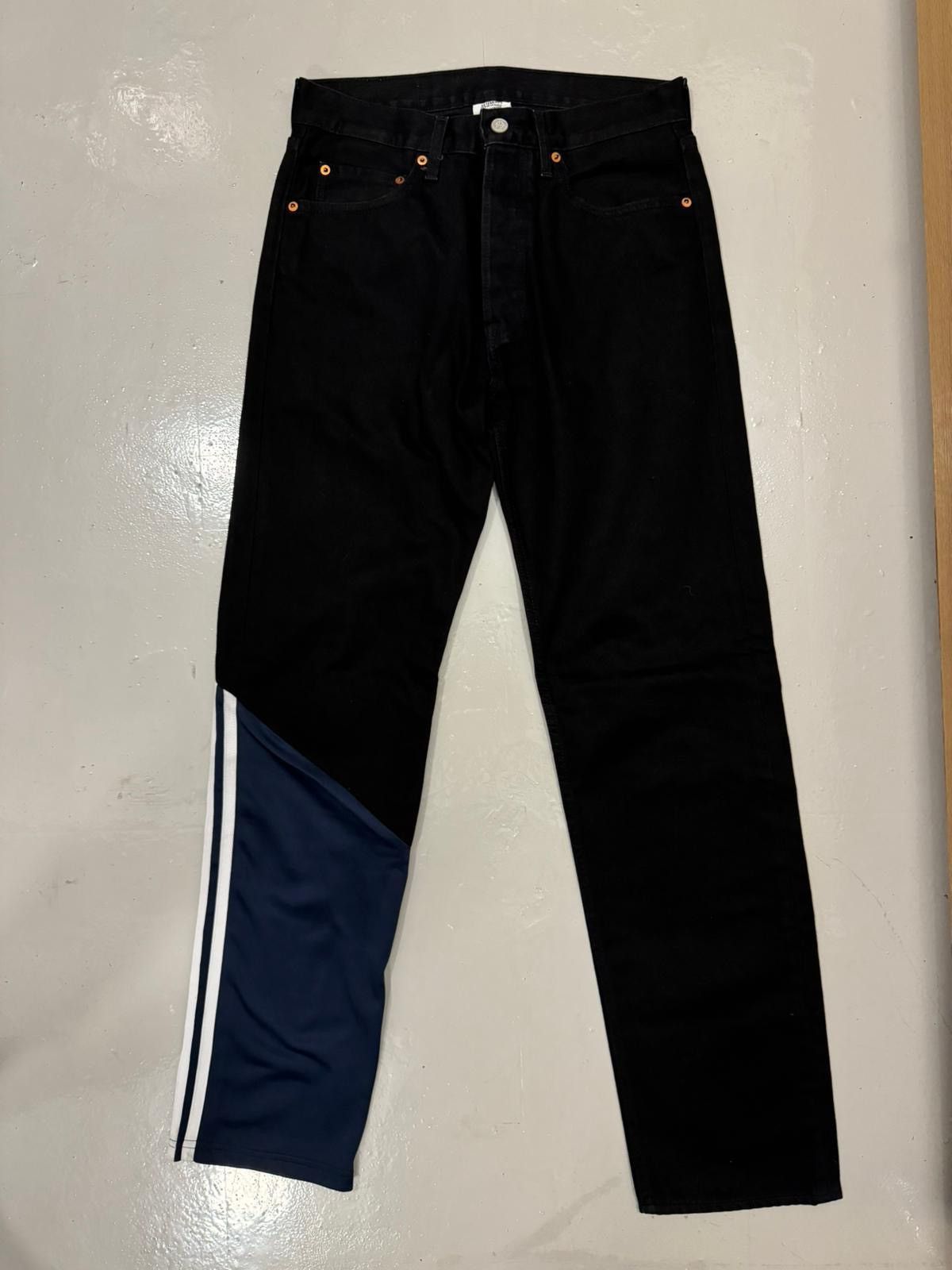 SS19 Hybrid split track pantd / denim jeans (Size Medium)