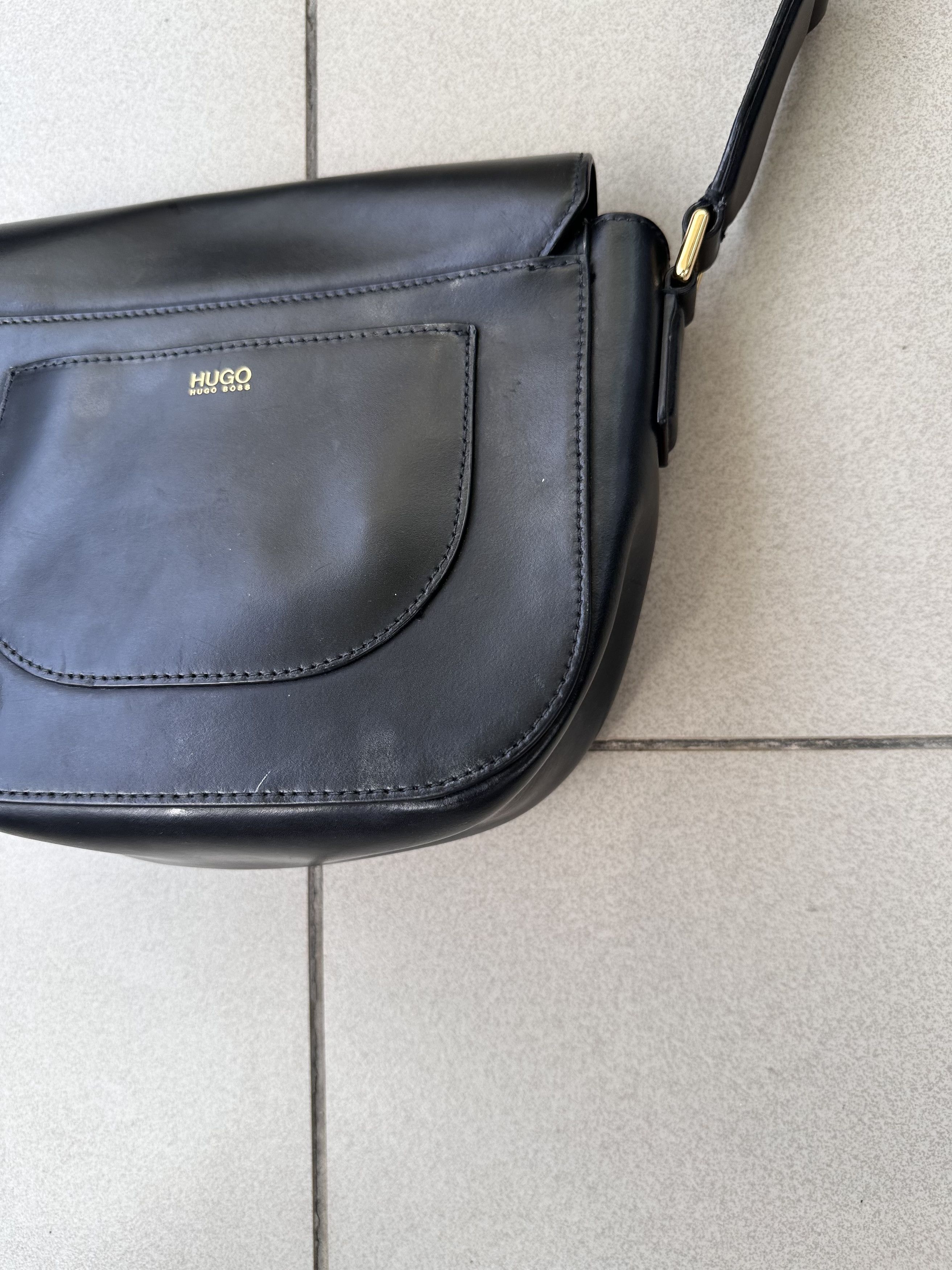 Hugo Boss Hugo Boss leather bag elegant casual Size ONE SIZE - 11 Thumbnail