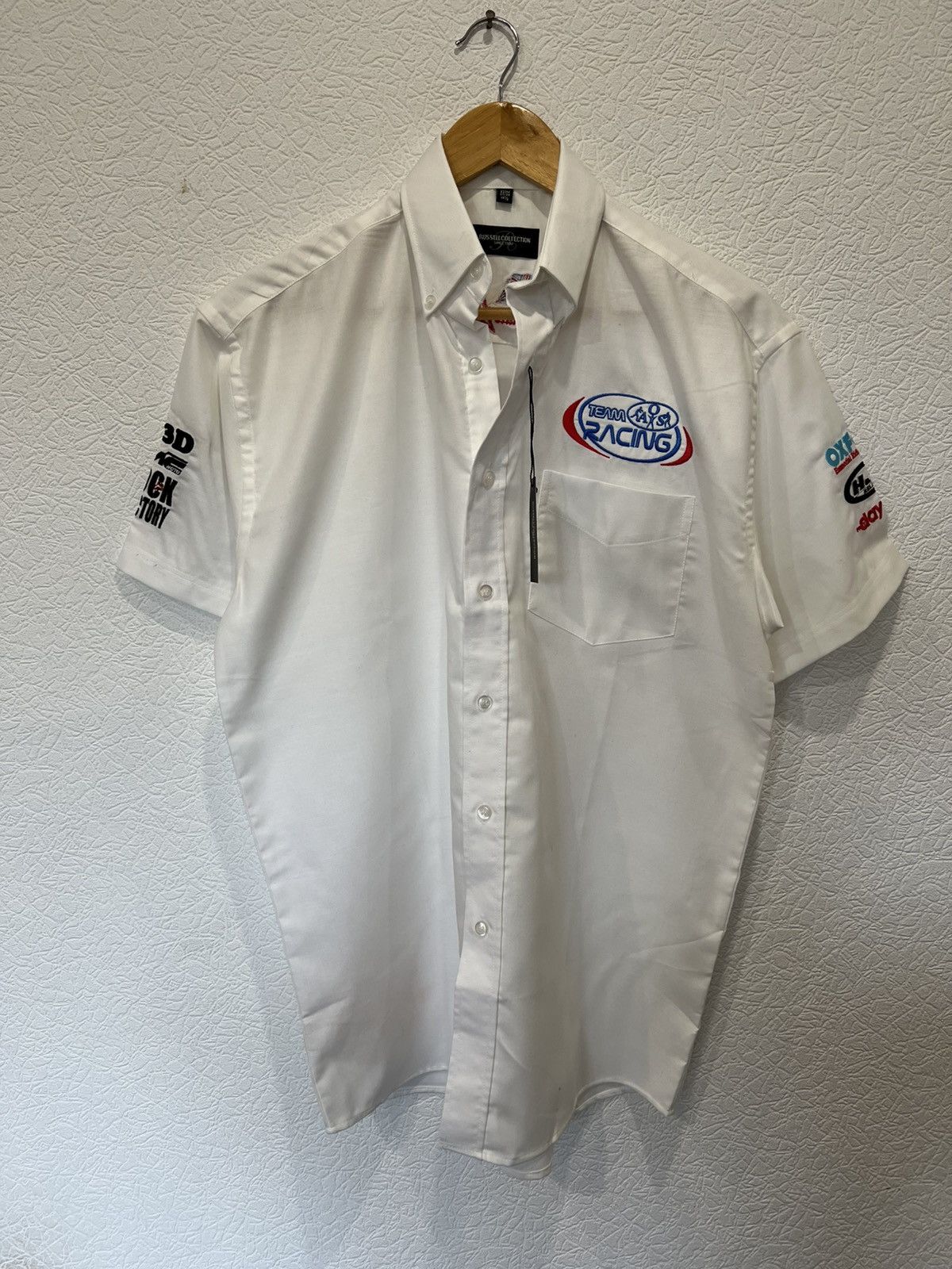 Vintage Russell Collection TT Isle Of Men Racing Button Shirt Size US M / EU 48-50 / 2 - 1 Thumbnail