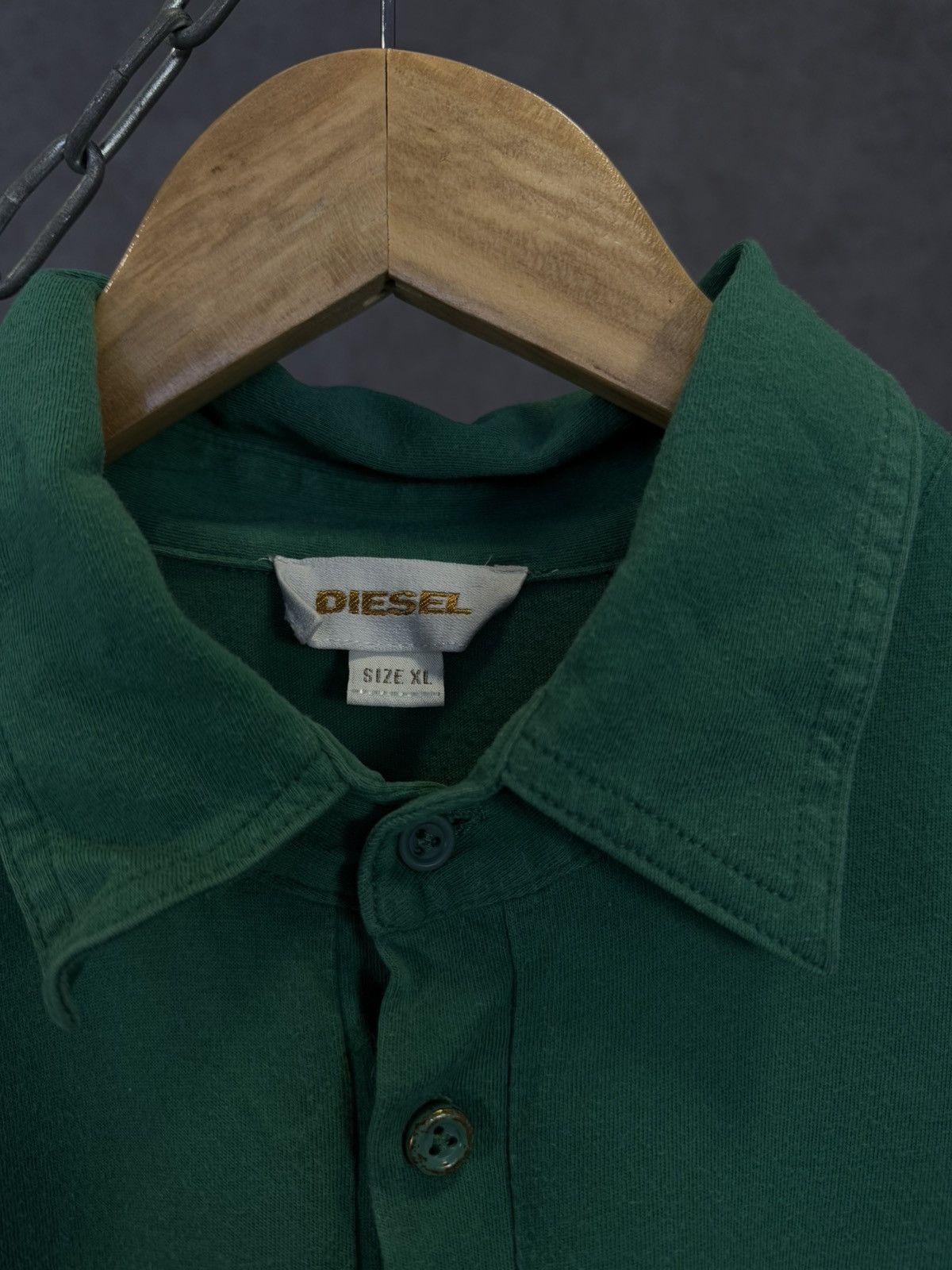 Diesel Diesel designer vintage polo tee Size US XL / EU 56 / 4 - 3 Thumbnail