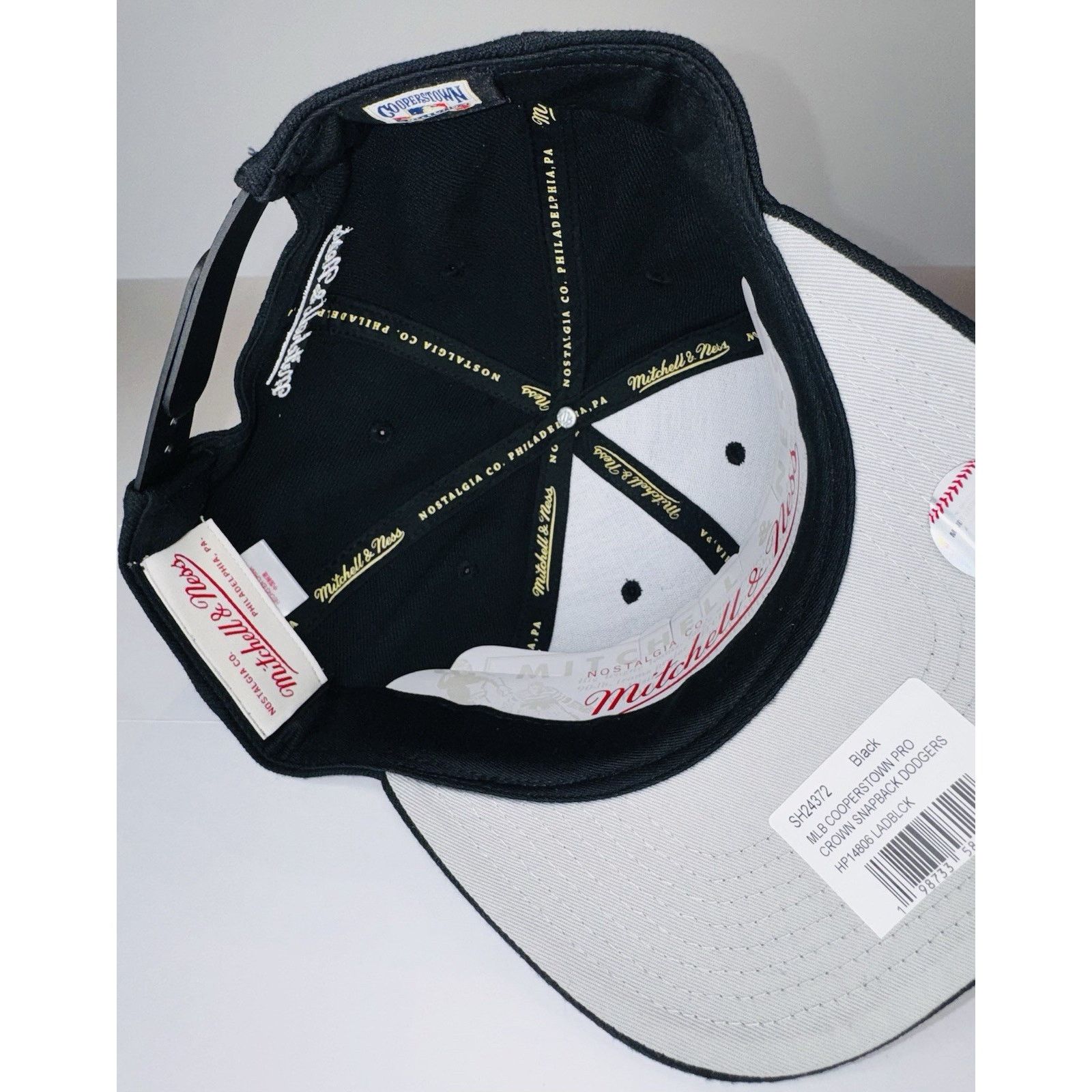 Mitchell & Ness Mitchell & Ness LA Dodgers Pro Crown Snapback Hat MLB Size ONE SIZE - 4 Thumbnail