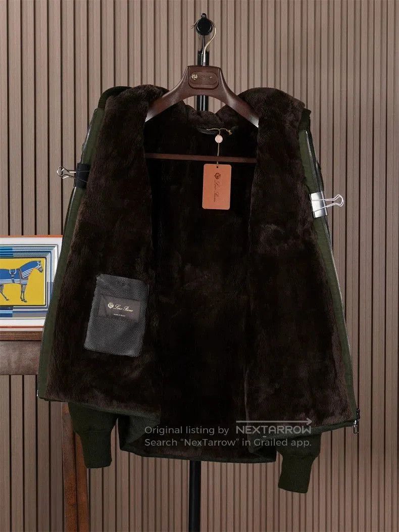 Loro Piana Loro Piana Hooded Fur Lined Jacket. Size US XL / EU 56 / 4 - 3 Thumbnail