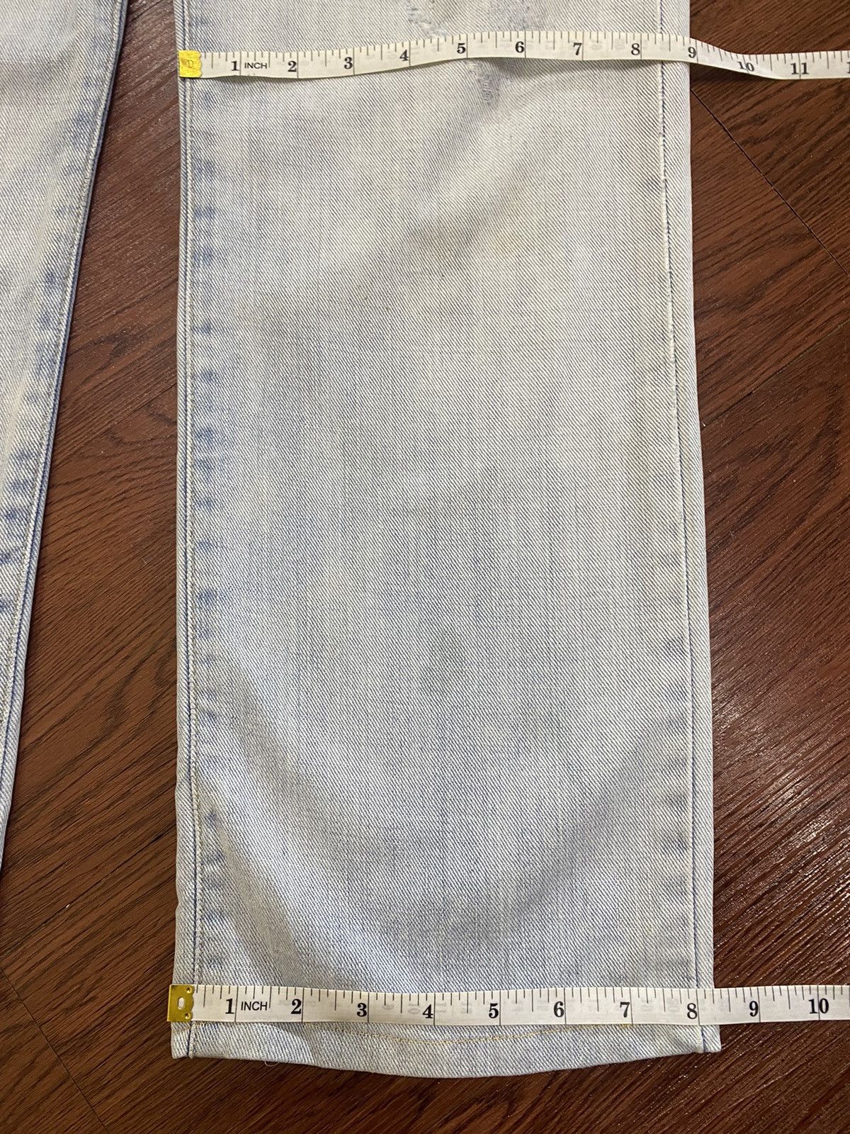 Other Vintage Edwin403 Faded Wash Distressed Loose Jeans Size US 32 / EU 48 - 13 Thumbnail