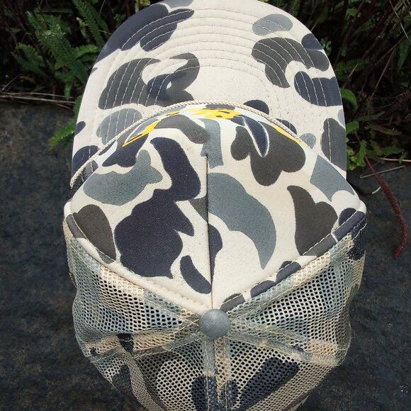 Vintage Vintage G&F Tool Camouflage Snap Trucker Hat Cap Size ONE SIZE - 4 Thumbnail