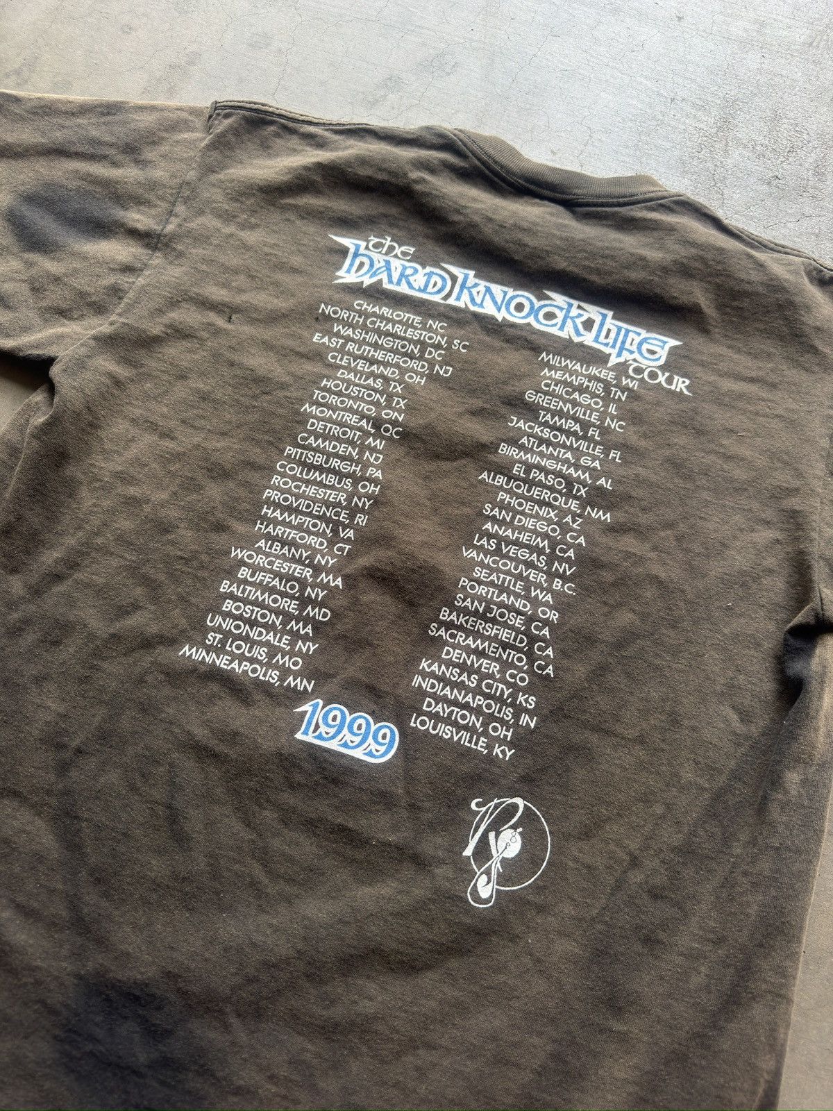 Jay-Z 1999 Jay-Z Vintage Rap Tour Tee “The Hard Knock Life” Size L Size US L / EU 52-54 / 3 - 6 Thumbnail