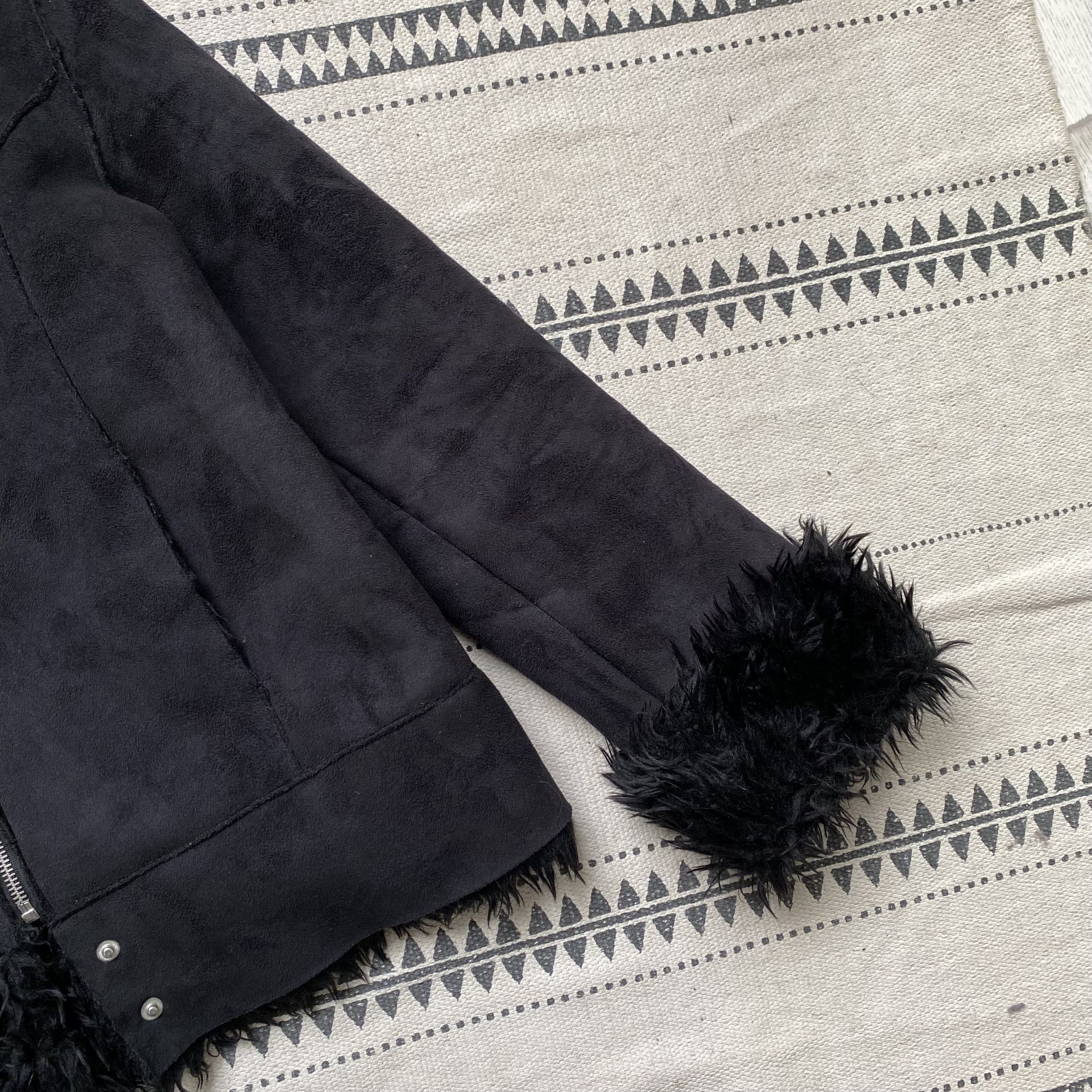 If Six Was Nine Avant-garde Vintage Shepkins Faux fur jacket Y2K Size M / US 6-8 / IT 42-44 - 10 Thumbnail