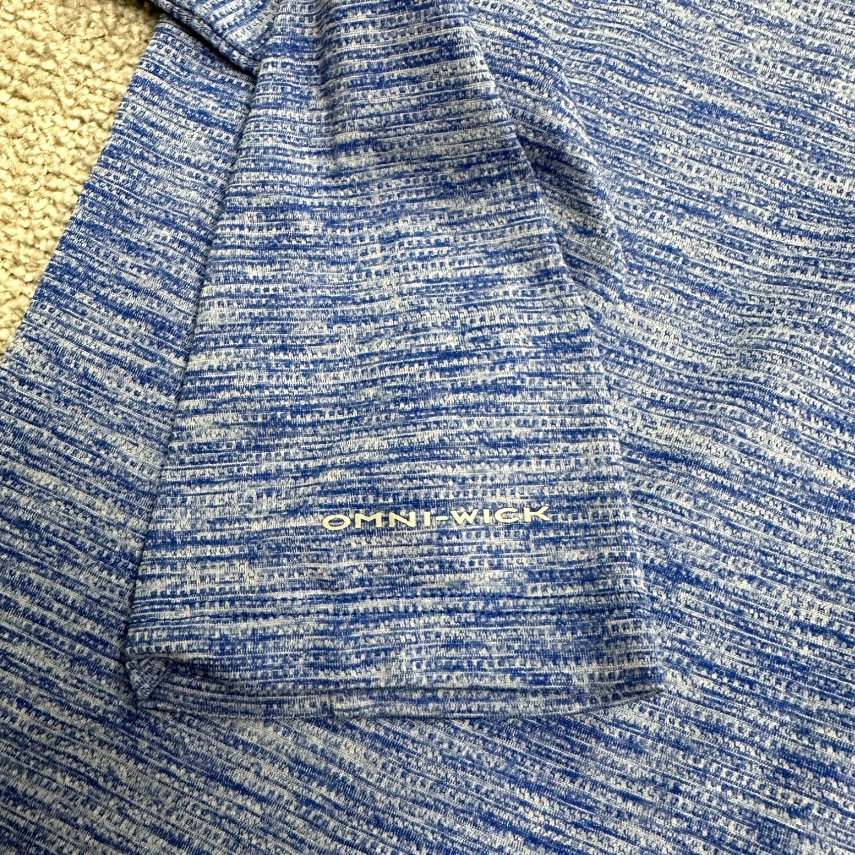 Vintage Columbia Omni Wick T-Shirt Womens Medium Blue Long Sleeve Crew Neck Outdoor Fish Size M / US 6-8 / IT 42-44 - 3 Thumbnail
