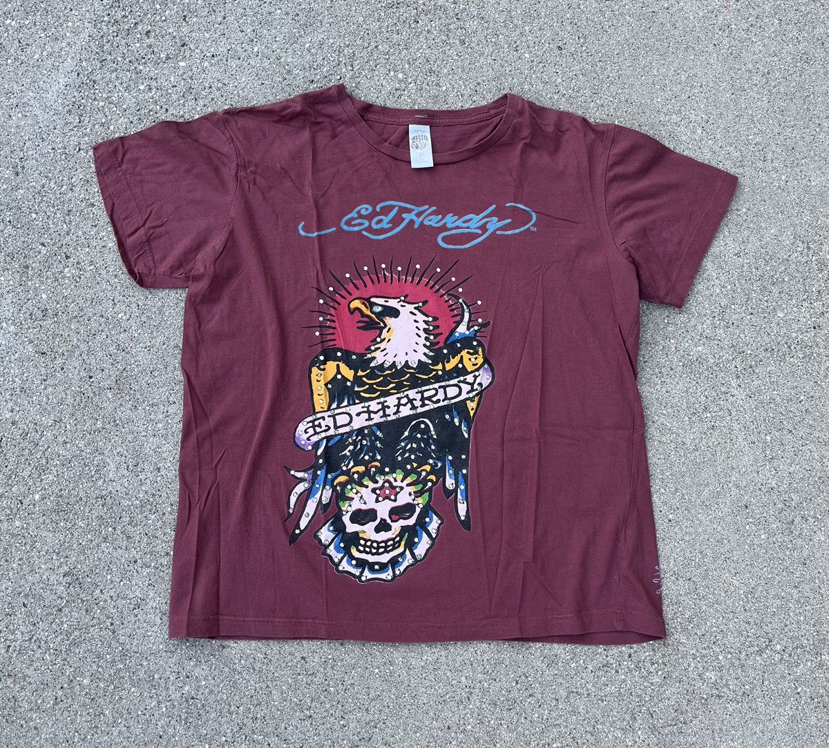 Ed Hardy Vintage Ed Hardy Christian Audigier T-Shirt Size US S / EU 44-46 / 1 - 1 Thumbnail