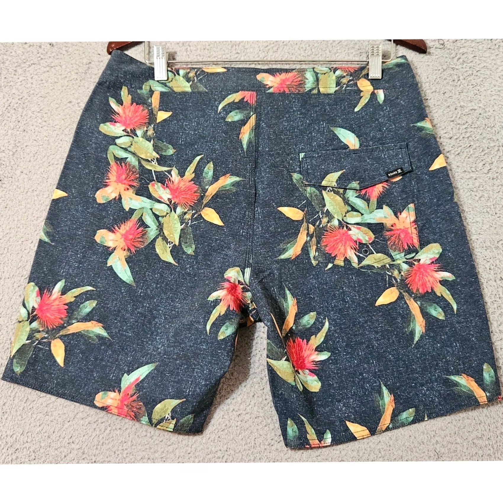 Roark Roark Mens Passage Board Shorts Swim Dark Navy Size 32 Size US 32 / EU 48 - 2 Thumbnail