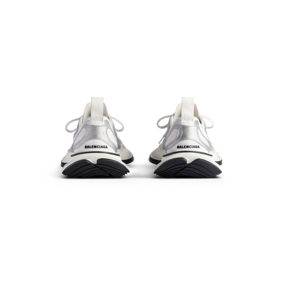 Balenciaga o1w1db10126 Circuit Sneakers in White/Silver Size US 10 / EU 43 - 4 Thumbnail