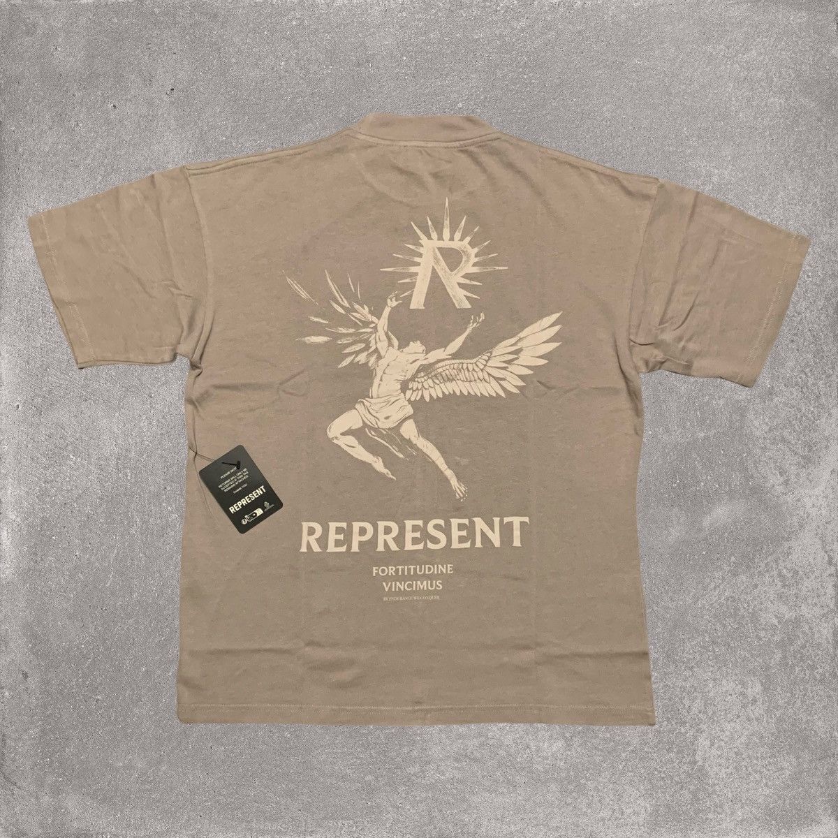 Represent Clo. Represent XS Icarus Taupe Beige Tee Size US XS / EU 42 / 0 - 1 Thumbnail