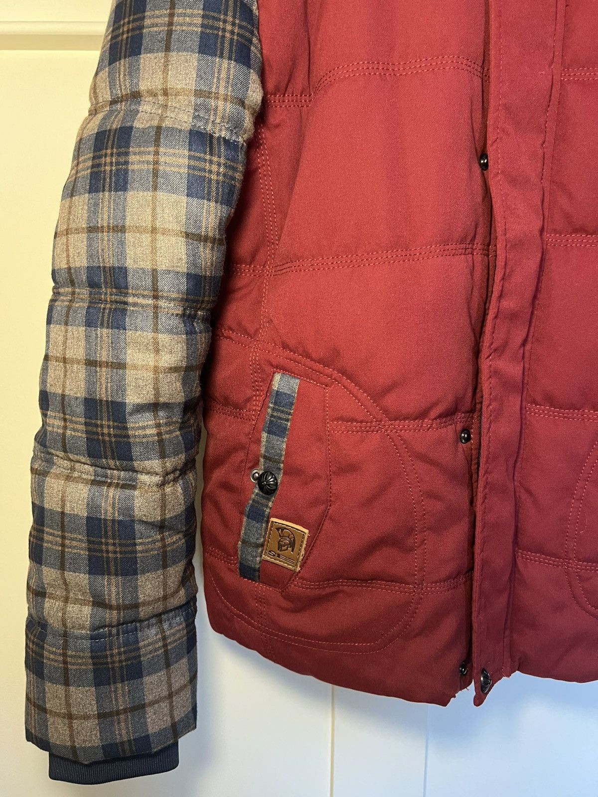 A&G Rock Vintage S135 Sparta Denim World modular plaid puffer jacket Size US L / EU 52-54 / 3 - 13 Thumbnail