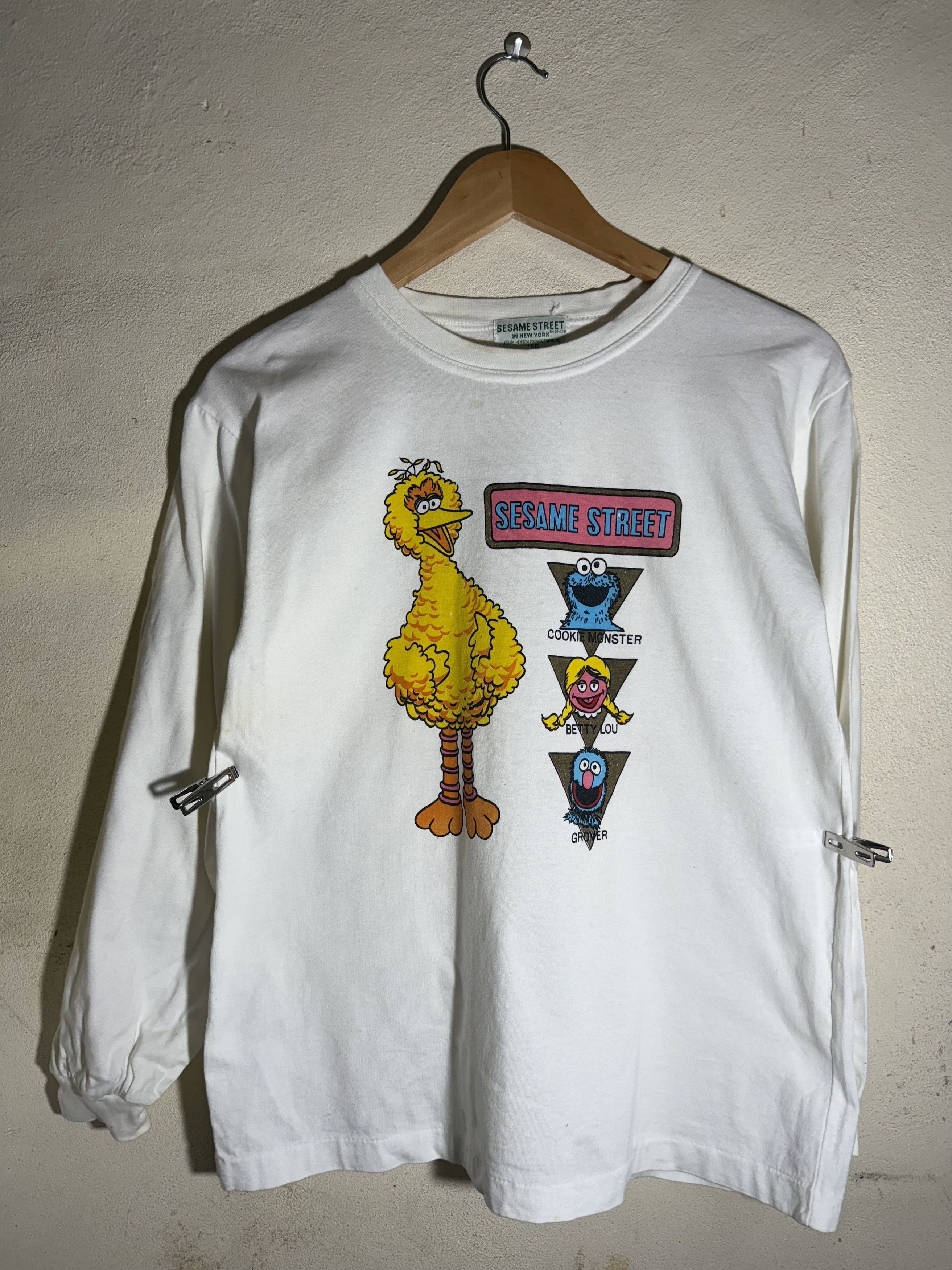 Henson Vintage Sesame Street Double-Sided Long Sleeve Tee Size US XS / EU 42 / 0 - 2 Thumbnail