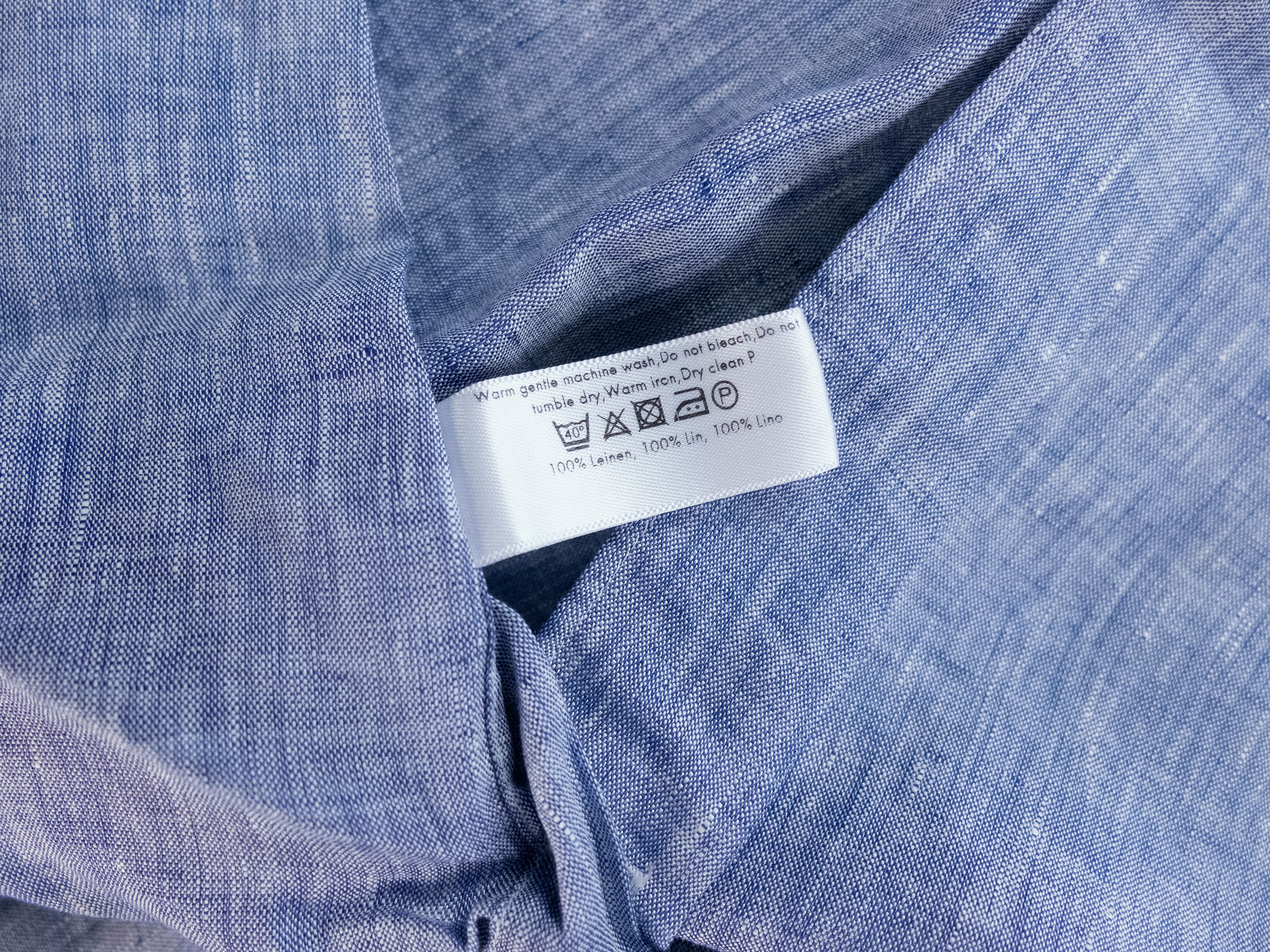 Eton ETON of Sweden contemporary fit blue linen shirt 45 XXL Size US XXL / EU 58 / 5 - 11 Thumbnail