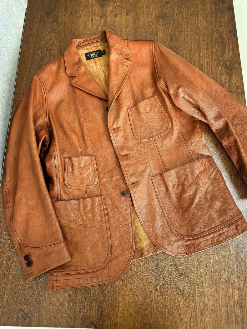 RRL Ralph Lauren RRL Ralph Lauren Kimura leather jacket Size US L / EU 52-54 / 3 - 1 Thumbnail