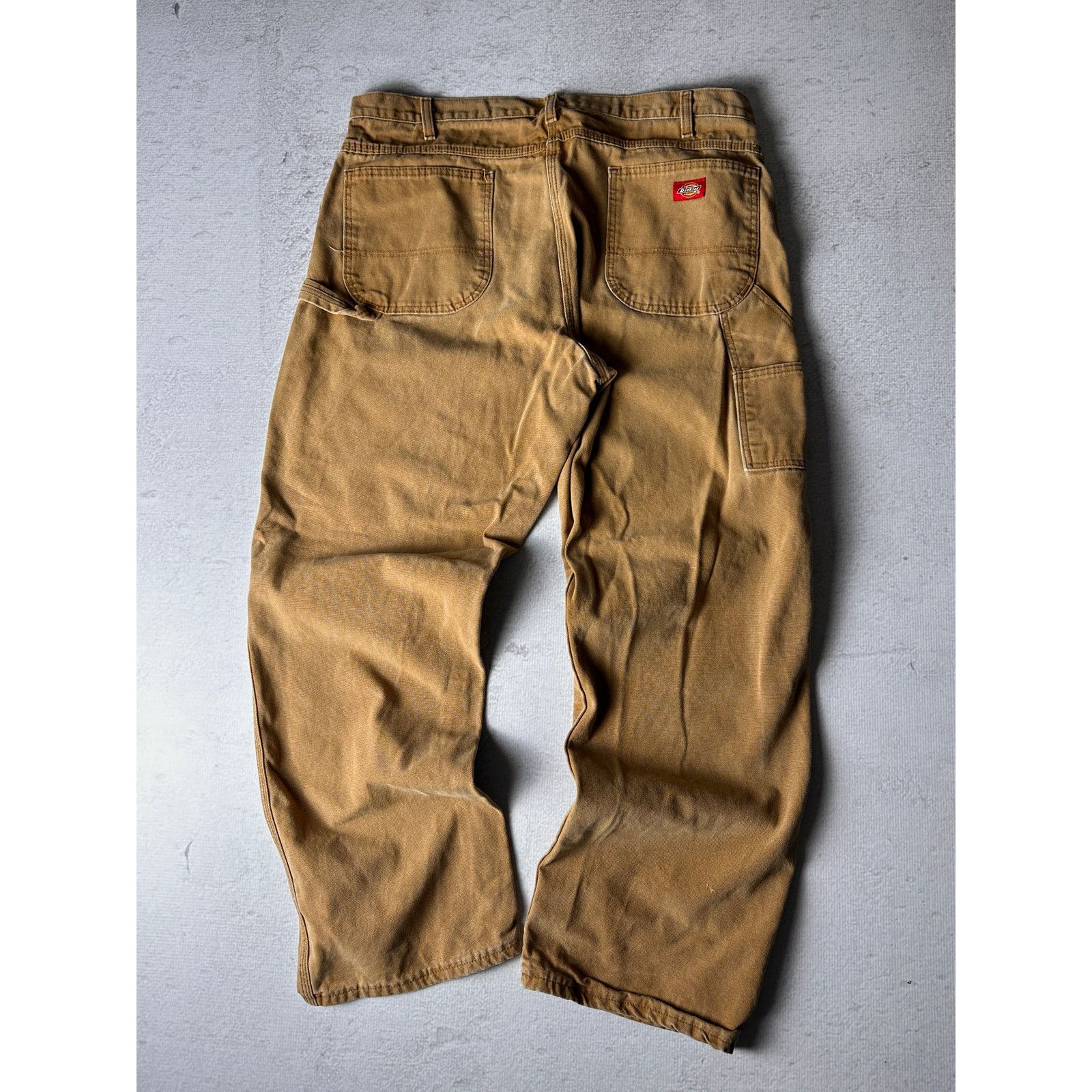 Dickies Vintage Dickies Brown Carpenter Jeans - Men's 40W32L Size 40" / US 18 - 2 Thumbnail