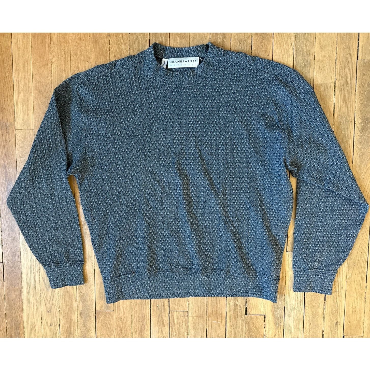 Jhane Barnes Jhane Barnes Knit Long Sleeve Mockneck Pullover Size Large Size US L / EU 52-54 / 3 - 1 Thumbnail