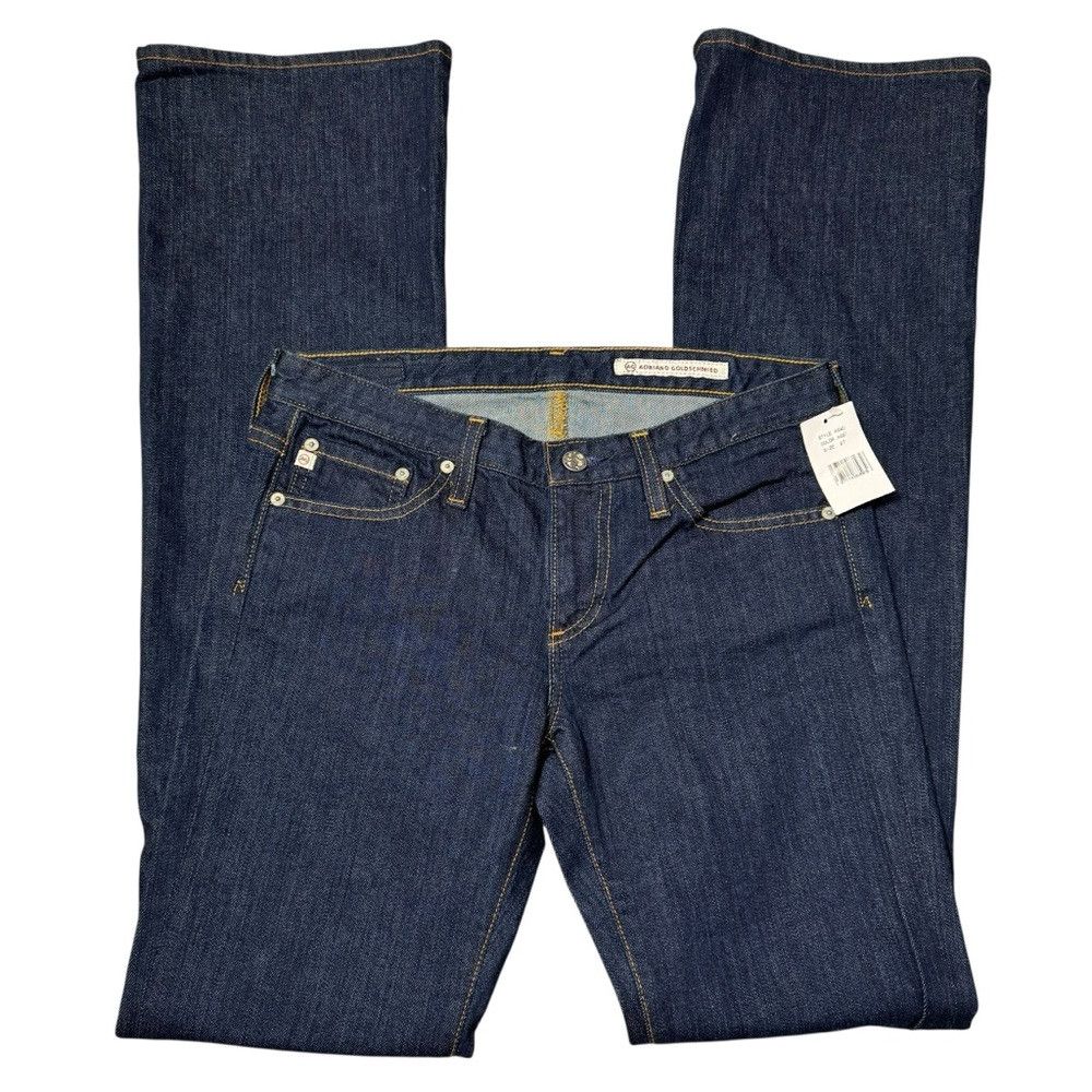 AG Adriano Goldschmied AG Adriano Goldschmied Bootcut Dark Blue Jeans Size 27 Size 27" / US 4 / IT 40 - 3 Thumbnail