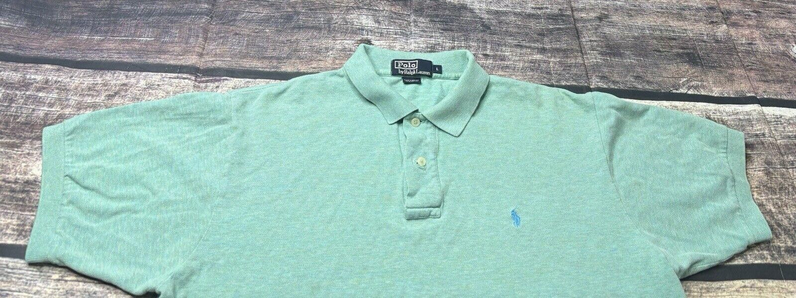 Polo Ralph Lauren Polo Ralph Lauren Shirt Men's L Aqua Teal Pony Short Sleeve Size US L / EU 52-54 / 3 - 4 Thumbnail