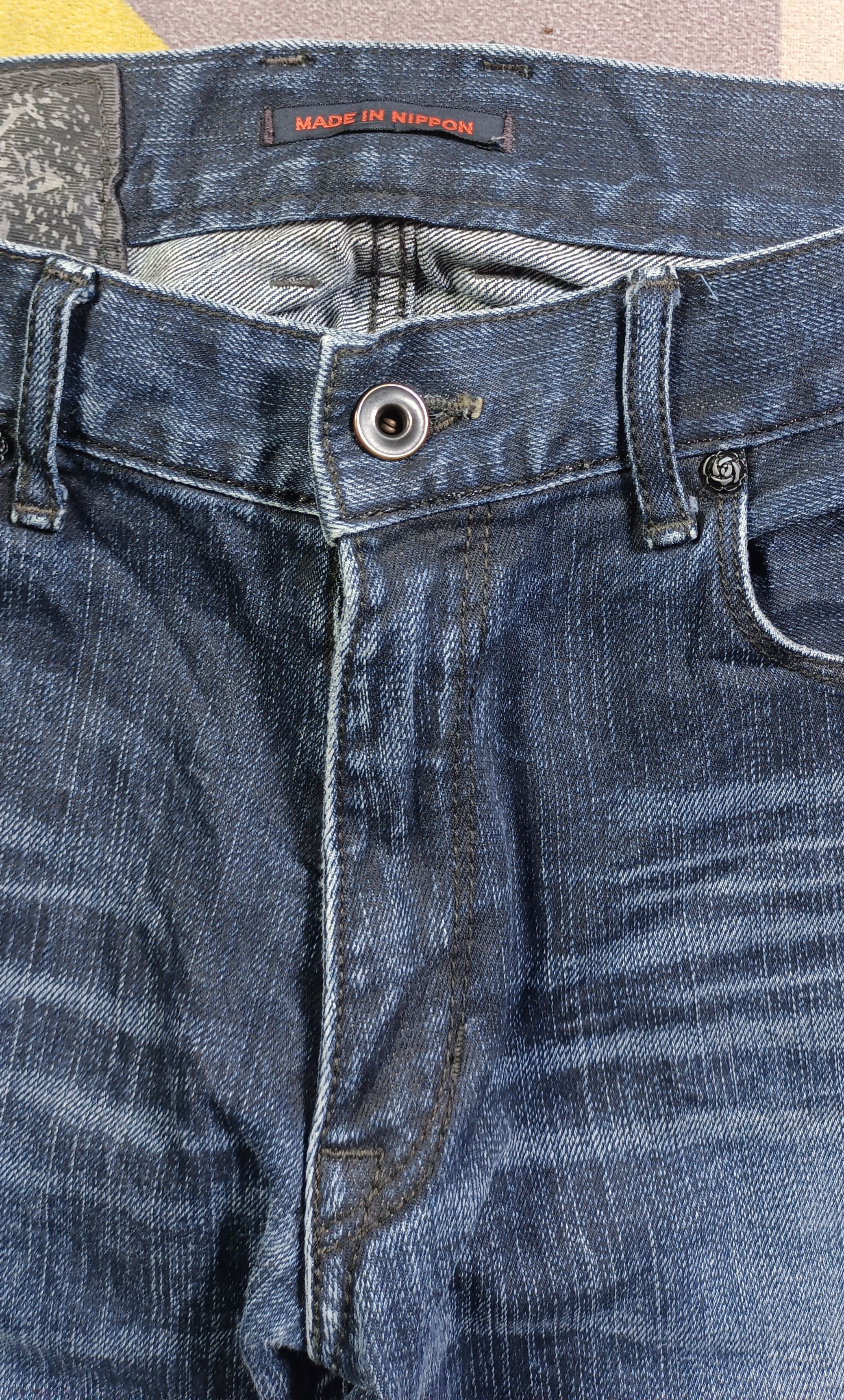 Japanese Brand Vintage🔥Blue Way JAPAN Distressed Jeans Size US 32 / EU 48 - 11 Thumbnail