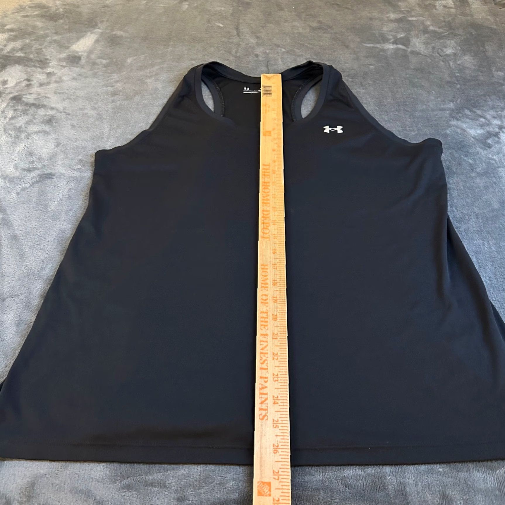 Under Armour Under Armour Tank Top Women Racerback Sleeveless Athletic Gym 1X Black Size XL / US 12-14 / IT 48-50 - 5 Thumbnail