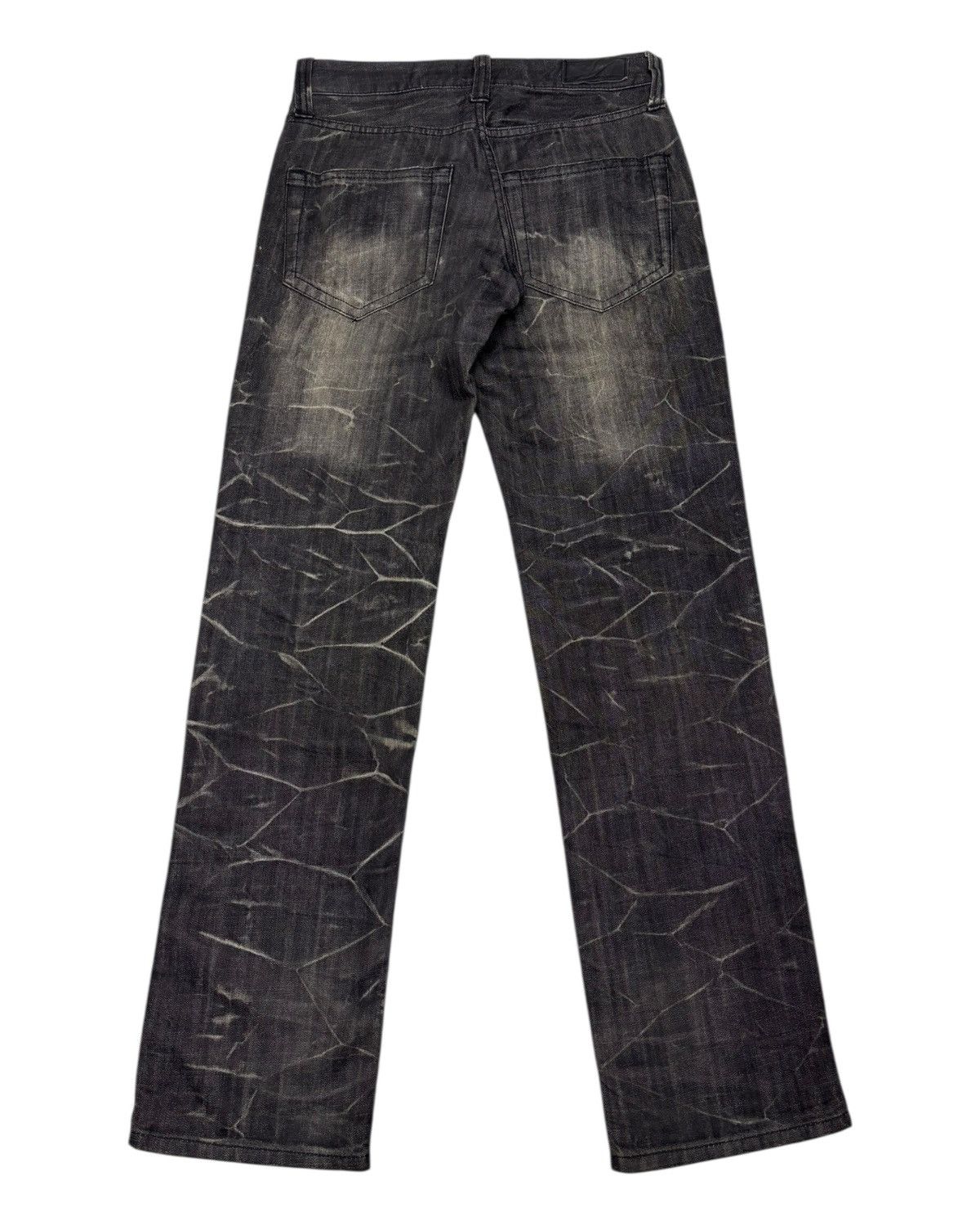 Tornado Mart TORNADO MART WHISKER CLAW MARK BLACK CUSTOM DENIM JEANS Size US 30 / EU 46 - 6 Thumbnail