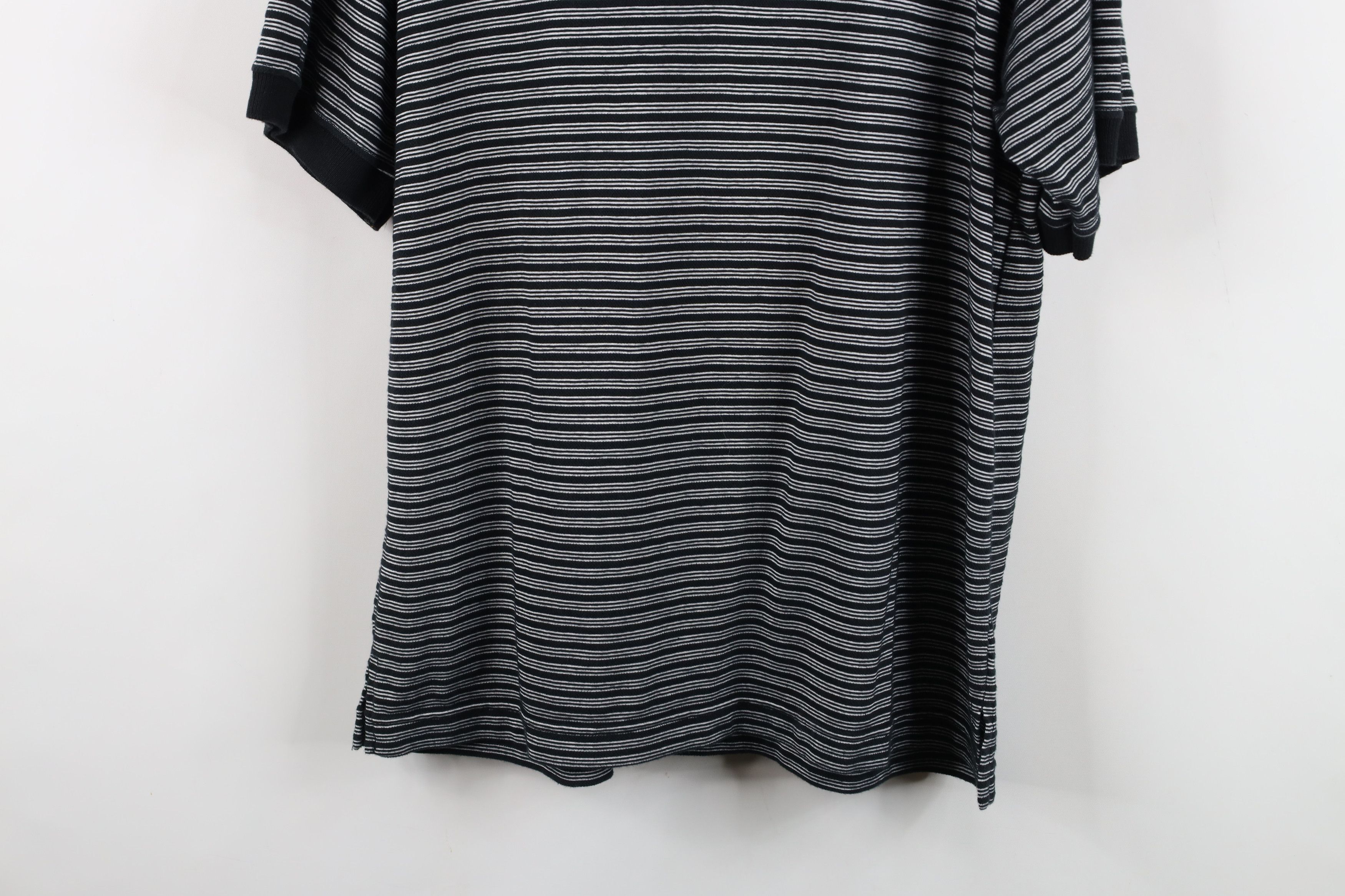Vintage Vintage 90s Streetwear Knit Baggy Fit Golf Polo Shirt Black Size US S / EU 44-46 / 1 - 11 Thumbnail